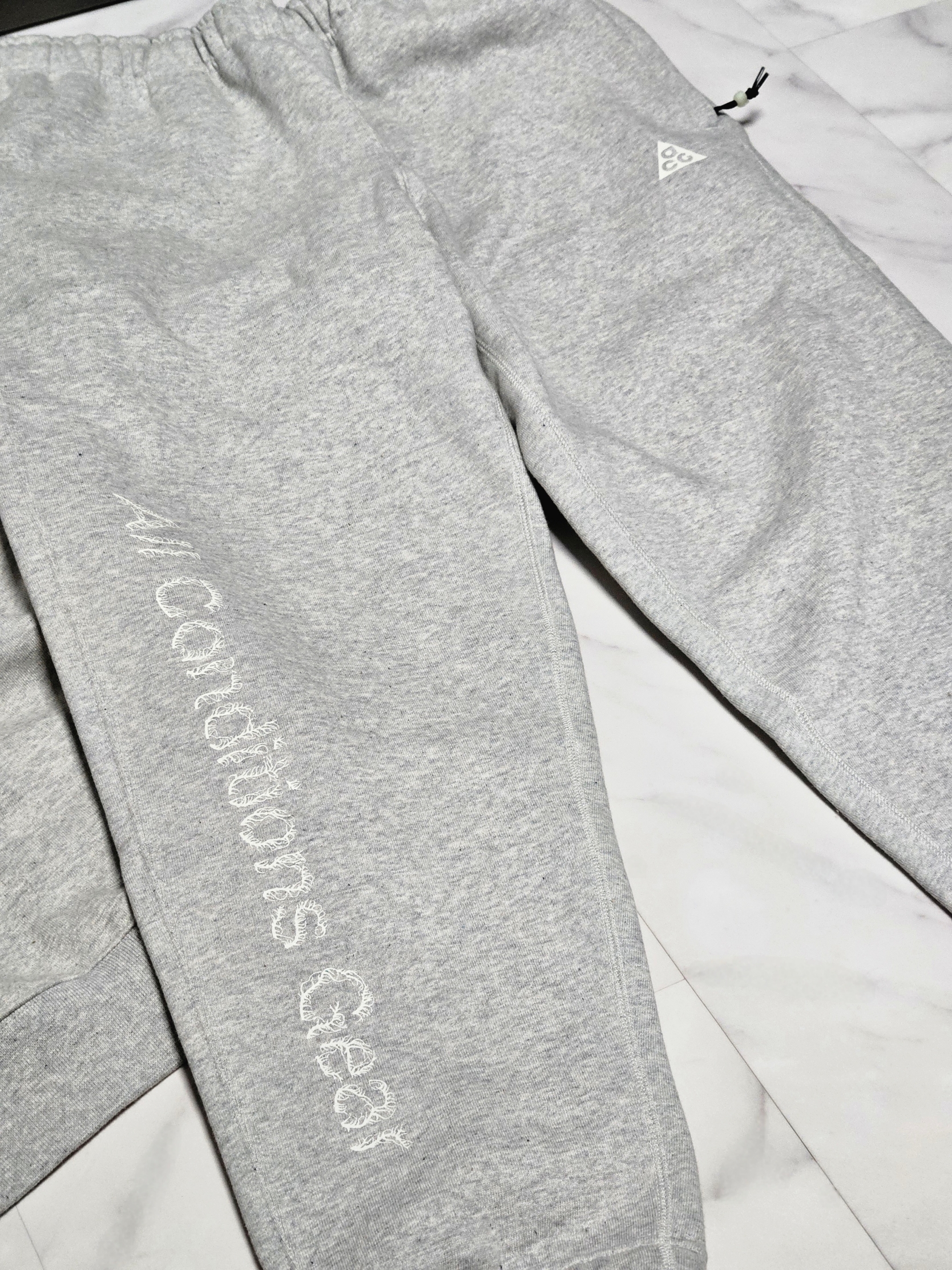 Nike ACG Therma-Fit Fleece Full Zip Hoodie Airora Grey Heather - Asia 착용 스타일 - 10