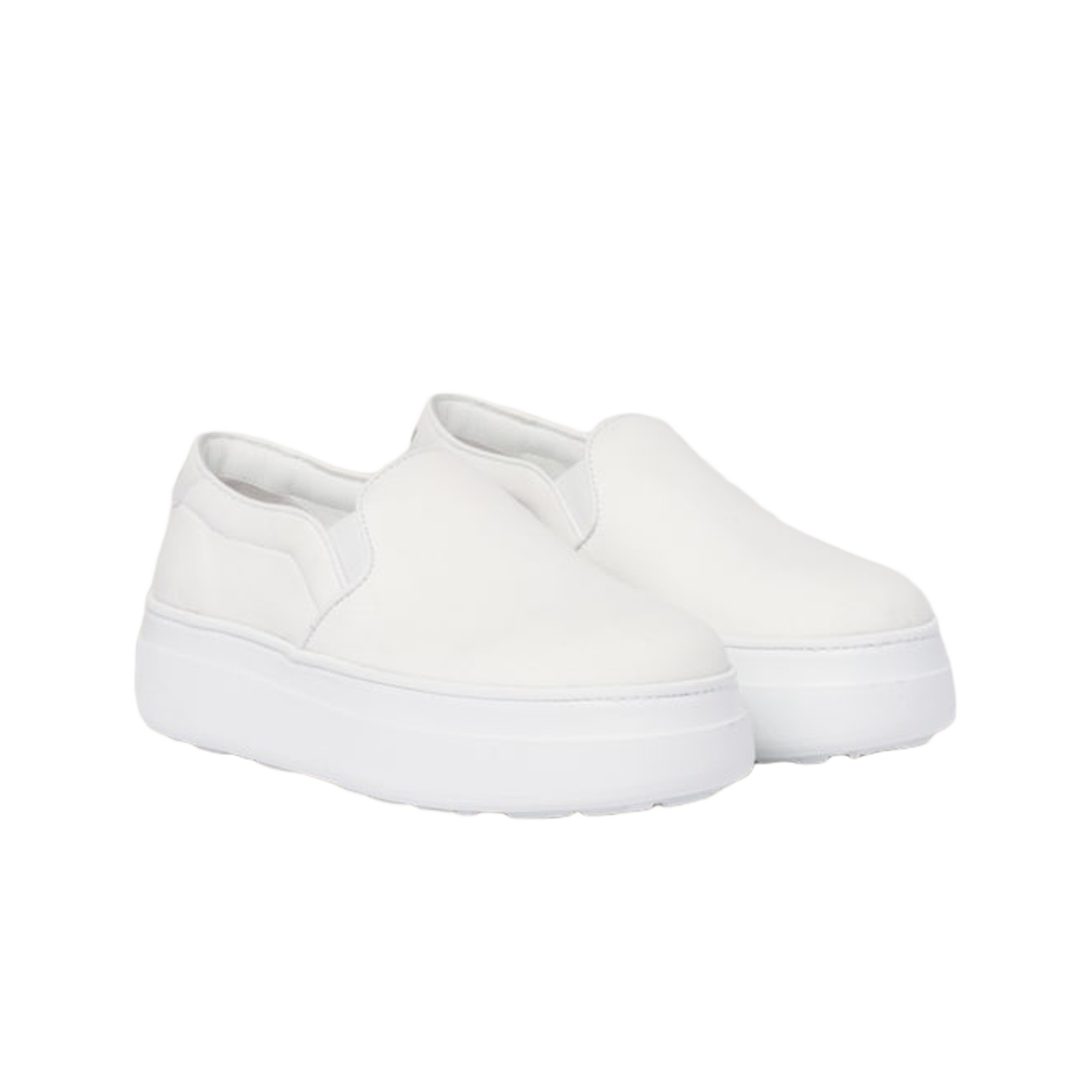 (W) Miu Miu Washed Cotton Drill Sneakers White 상세 이미지 2