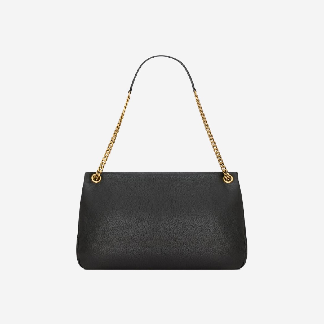 Saint Laurent Calypso Large Bag in Grained Lambskin Black 상세 이미지 3