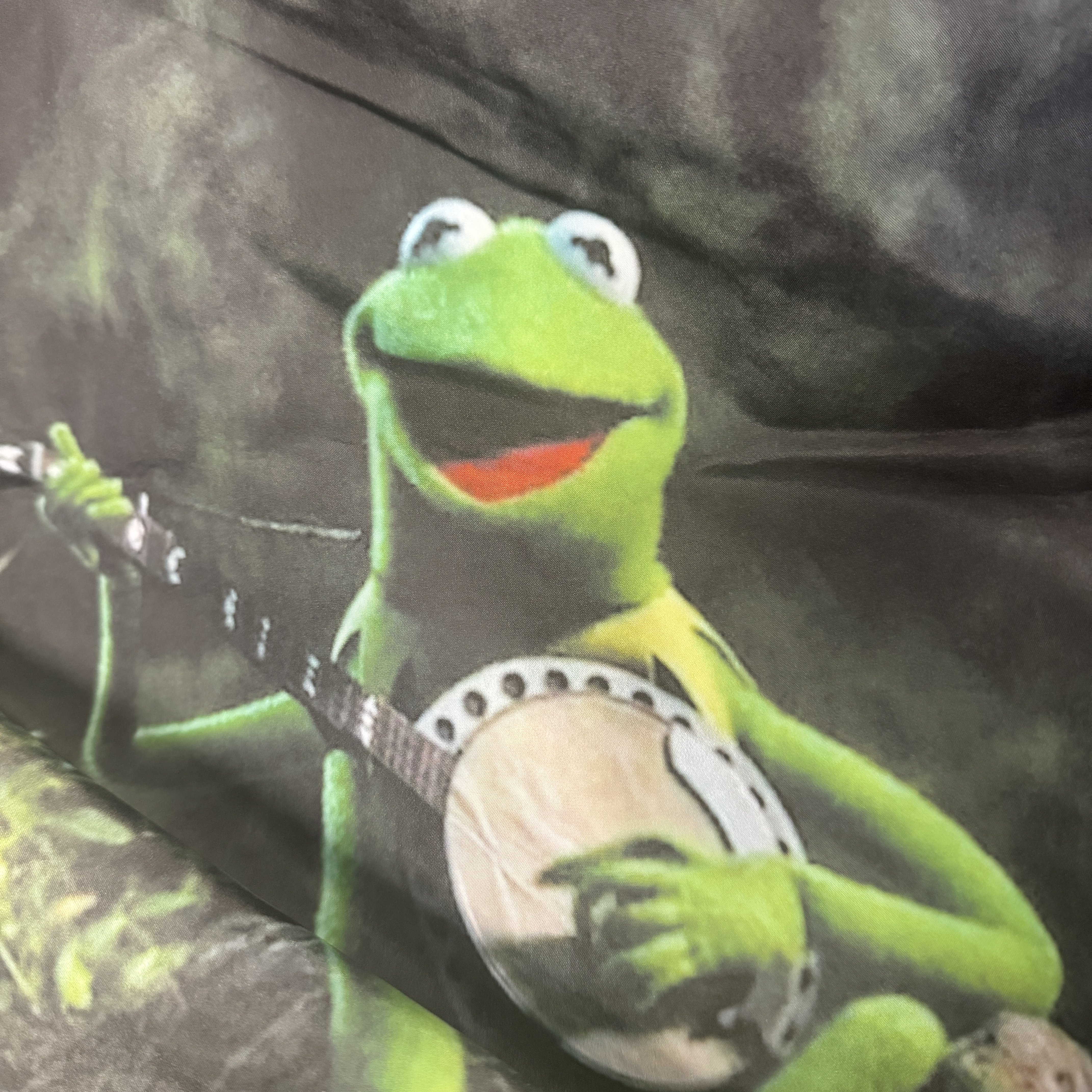 Supreme Gore-Tex Taped Seam Shell Jacket Kermit The Frog - 24SS 착용 스타일
