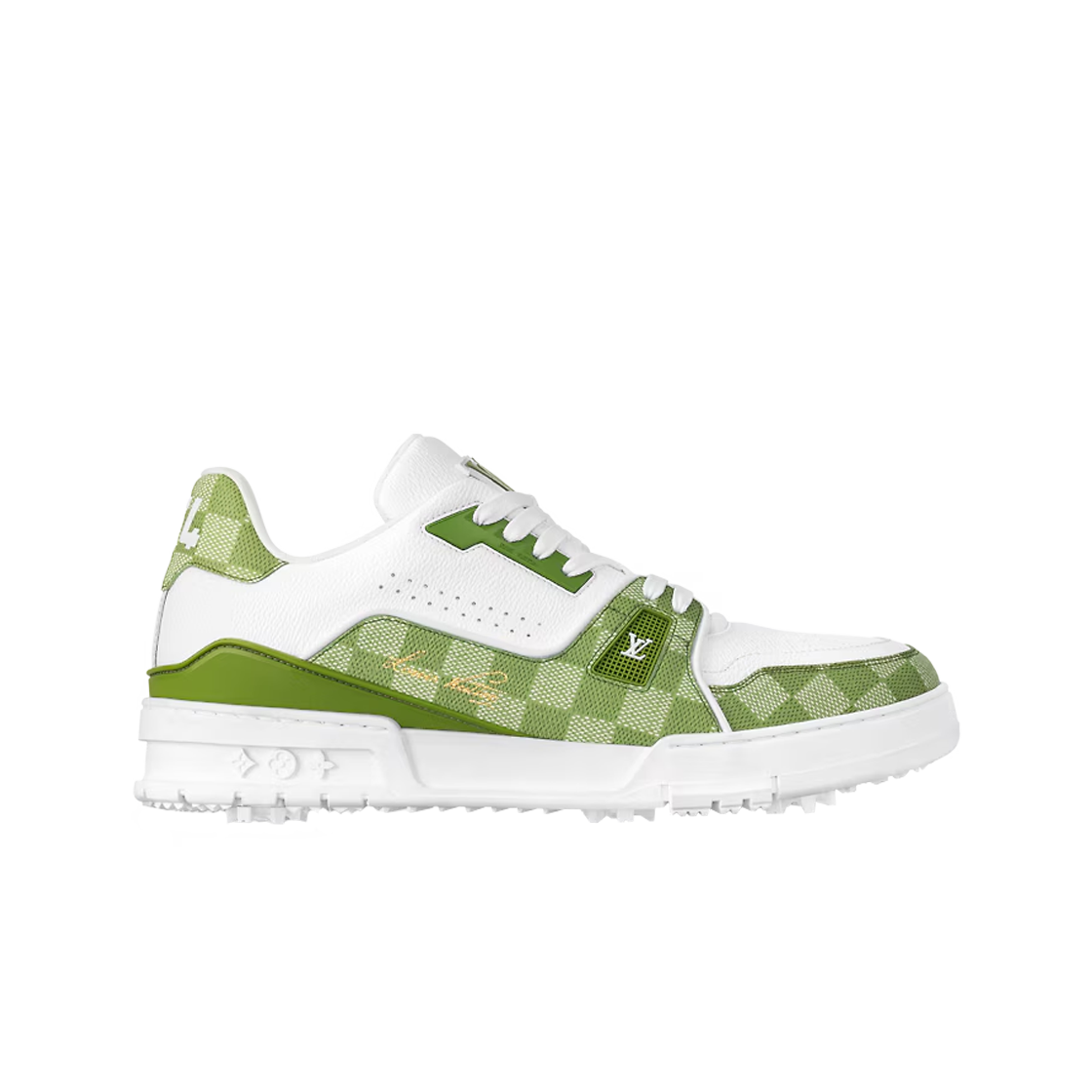 Louis Vuitton LV Trainer Sneakers Green 상세 이미지 1