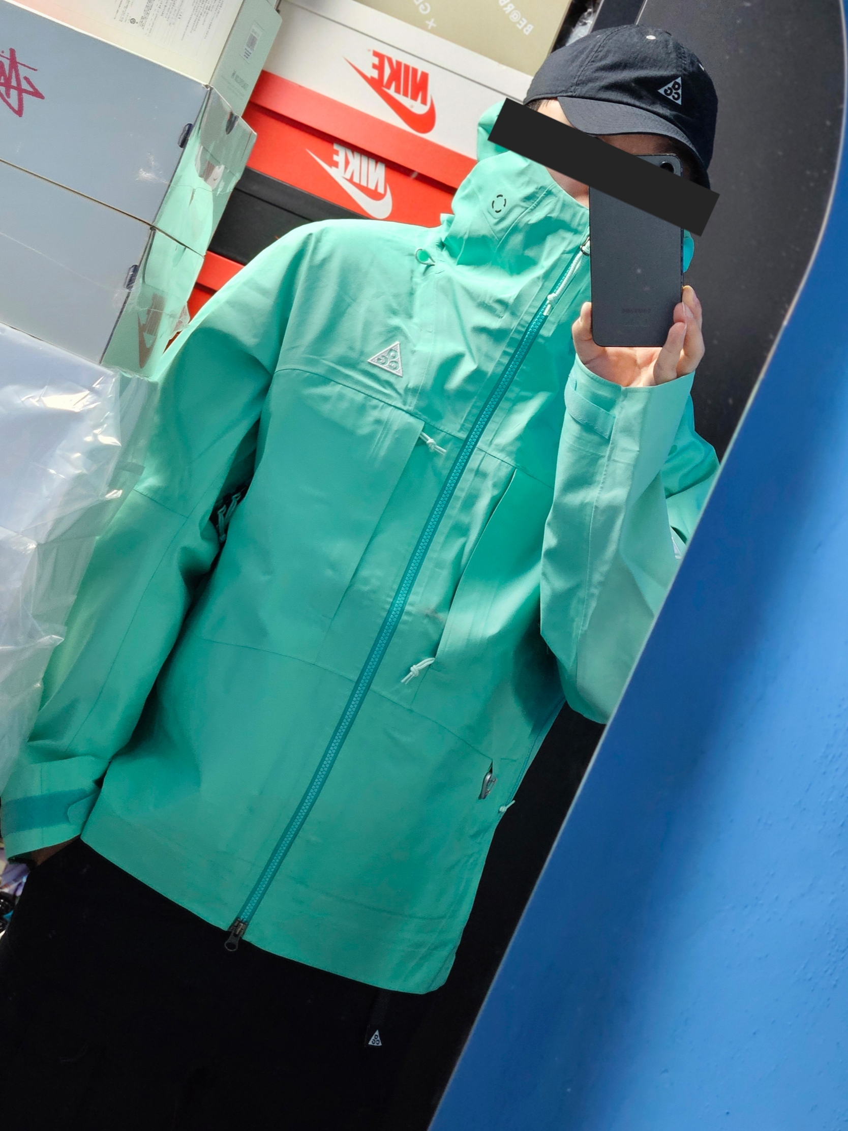 Nike ACG Storm-Fit ADV Gore-Tex Misery Ridge Jacket Light Menta - Asia 착용 스타일 - 2
