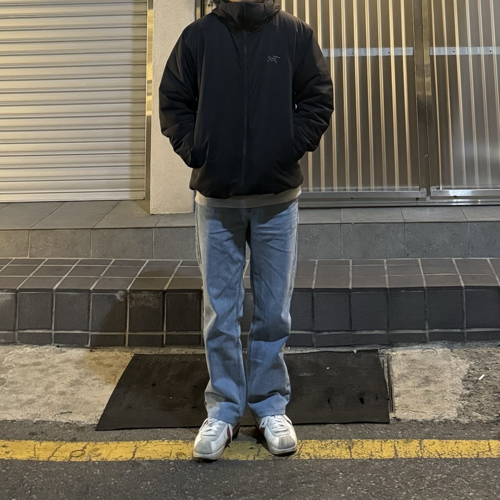 Arc'teryx Atom Heavyweight Hoody Black 착용 스타일