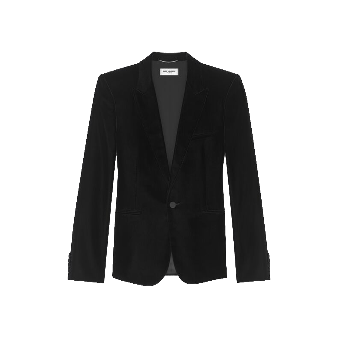 530751-Y525R-1000 Saint Laurent Jacket In Velvet Black