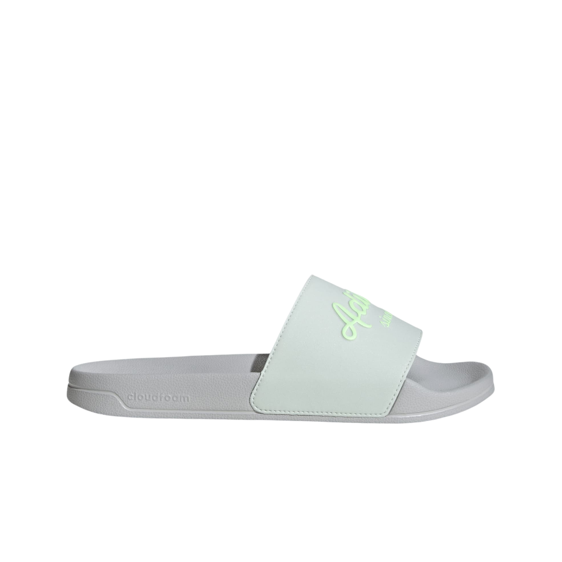 IG3681 Adidas Adilette Shower Slides Crystal Jade Green Spark Grey Two