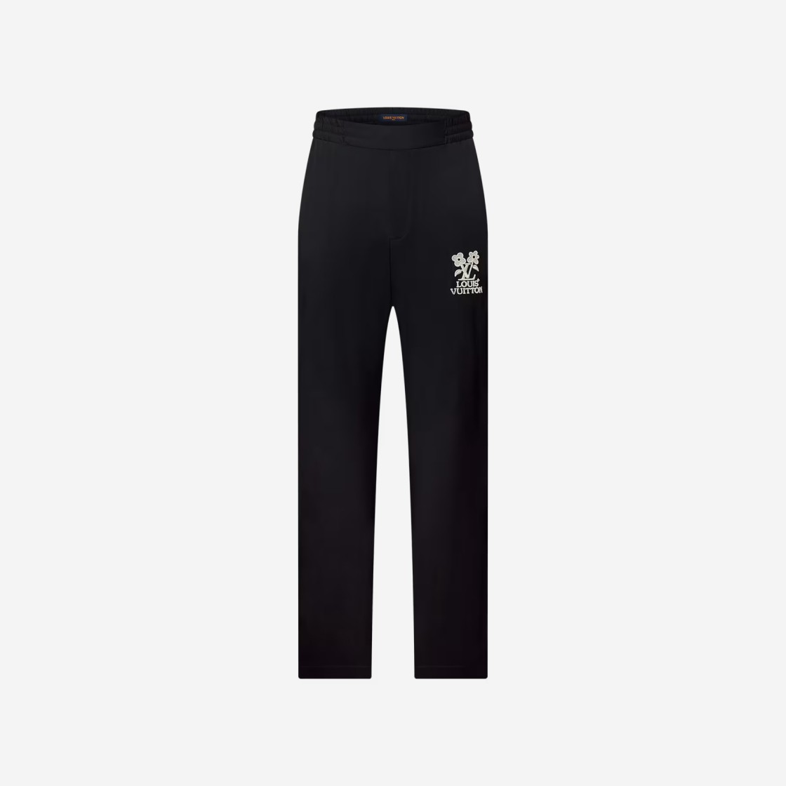 Louis Vuitton Embroidered Technical Track Pants Black 상세 이미지 1