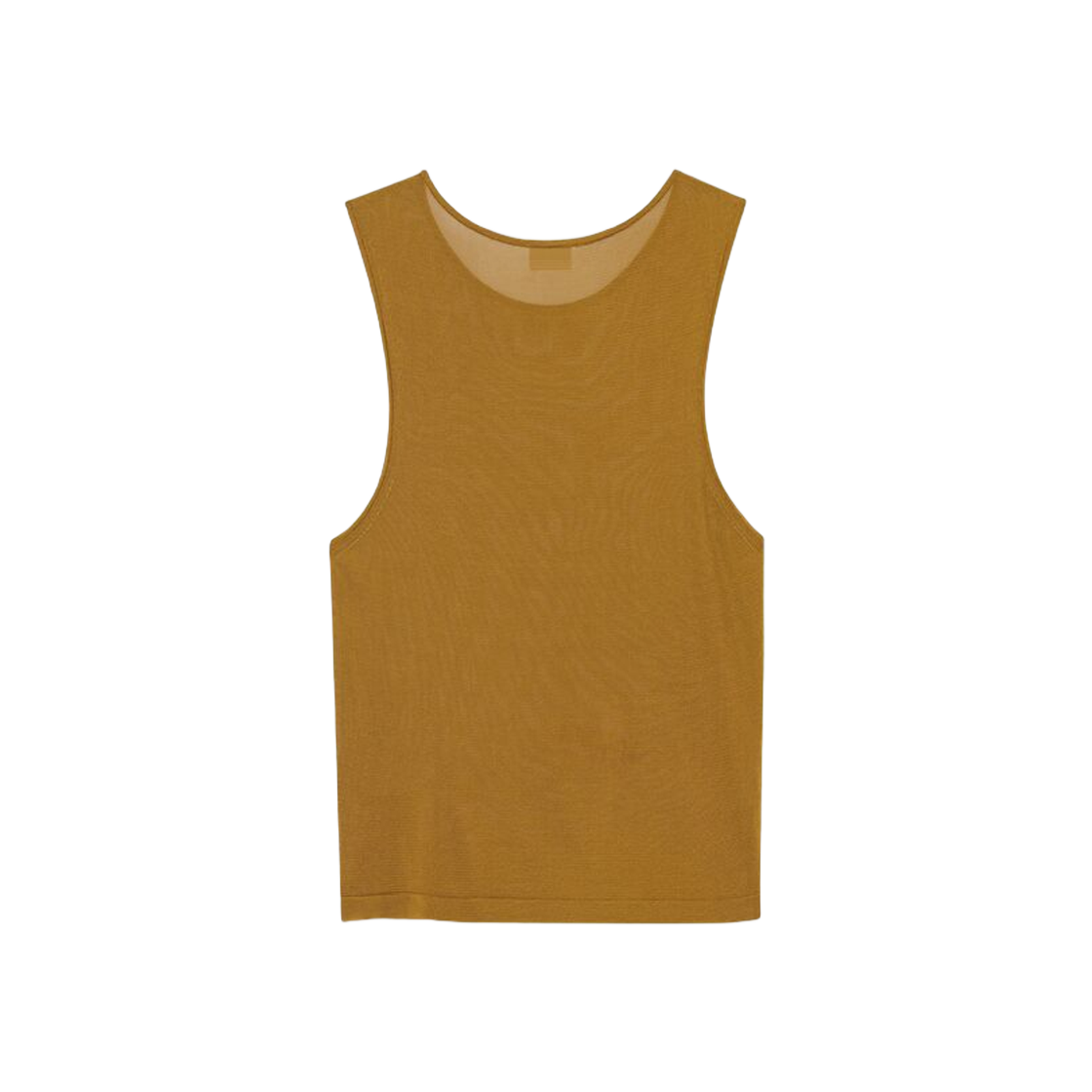 (W) Saint Laurent Crop Tank Top In Knit Mordore 상세 이미지 2