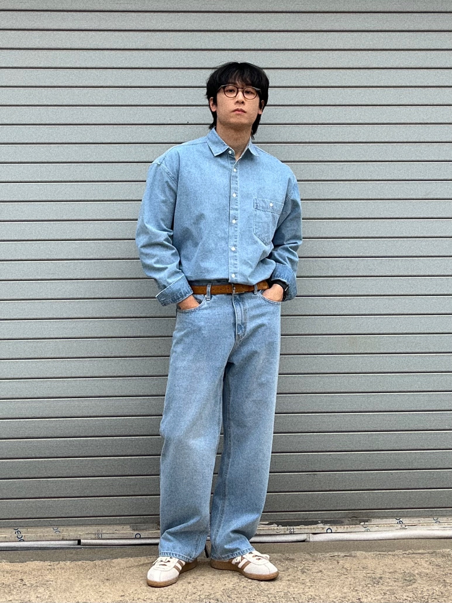 Adidas City Series Munchen Cream White Mesa 착용 스타일 - 1