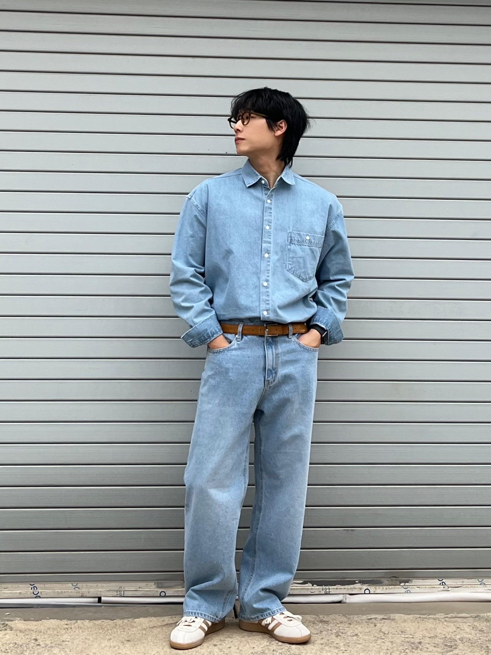 Adidas City Series Munchen Cream White Mesa 착용 스타일 - 2