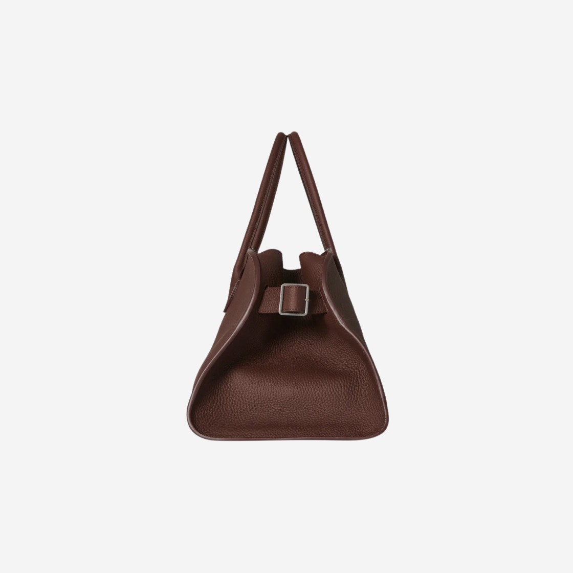 The Row EW Margaux Bag in Matte Grained Nappa Leather Dark Mocha 상세 이미지 3