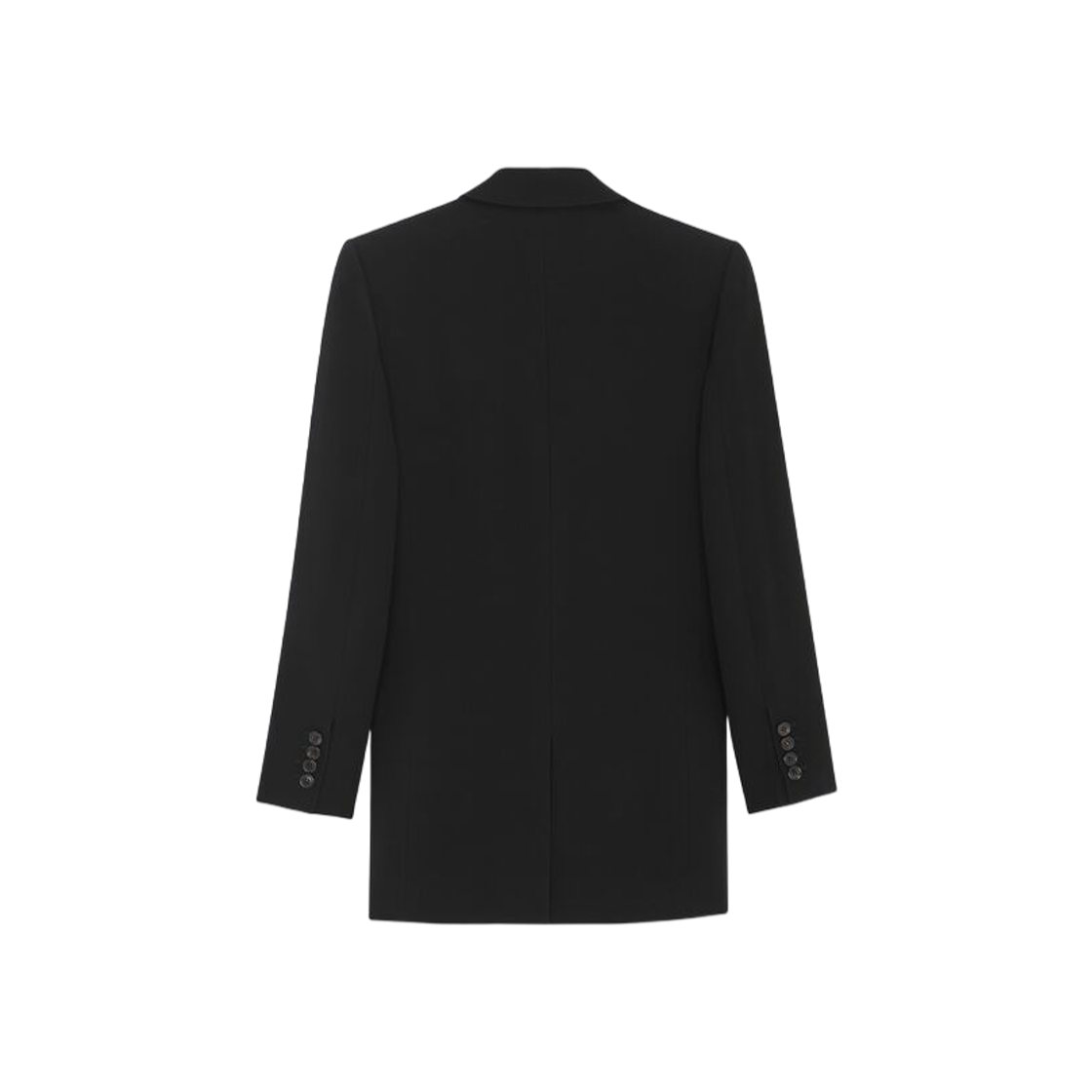 (W) Saint Laurent Jacket In Crepe Black 상세 이미지 2