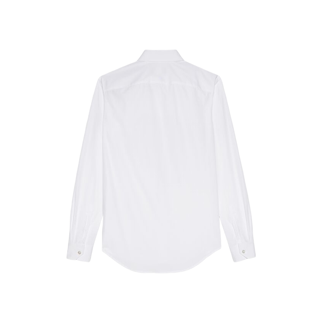 (W) Saint Laurent Shirt In Cotton Poplin White 상세 이미지 2