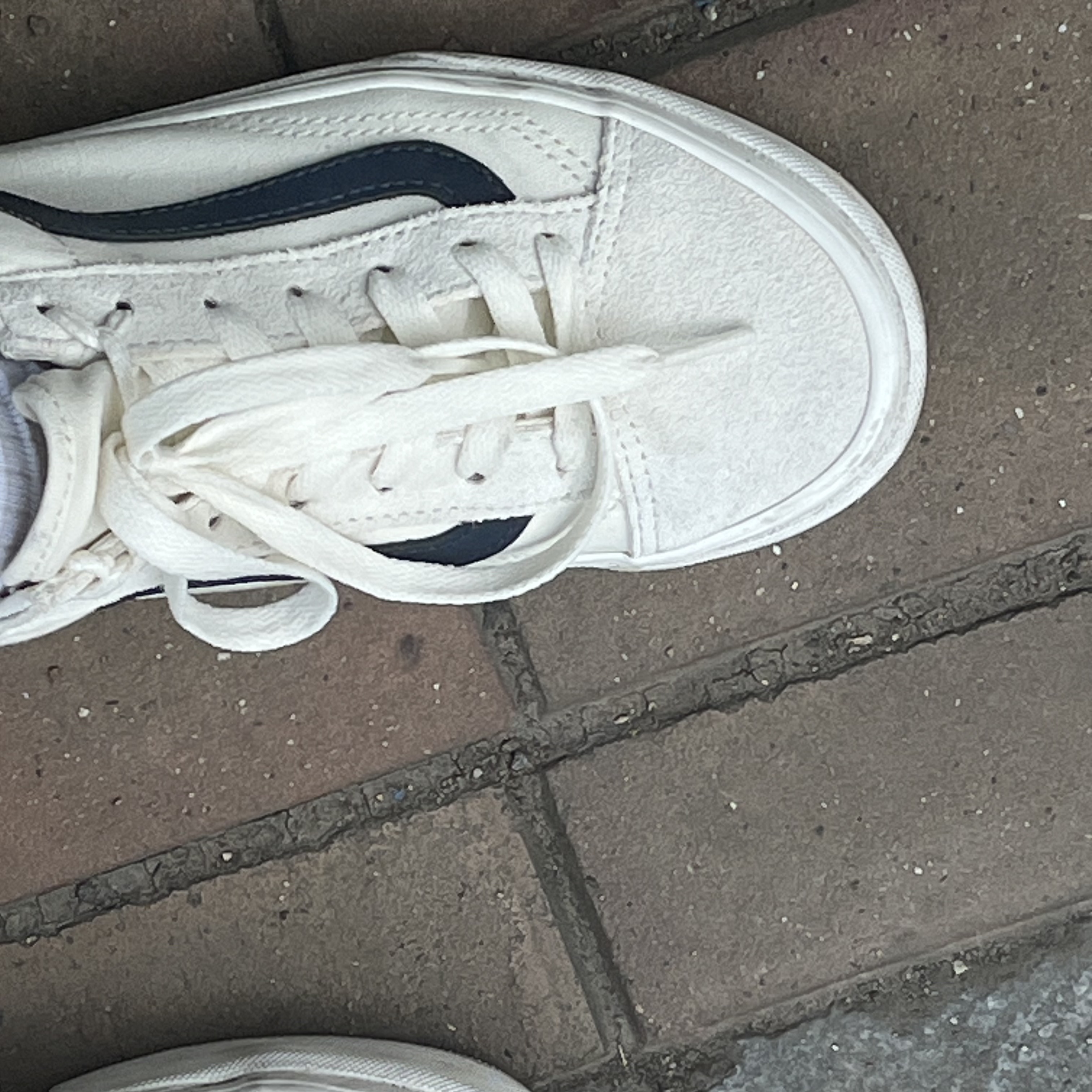 Vans Style 36 Marshmallow Dress Blues 착용 스타일