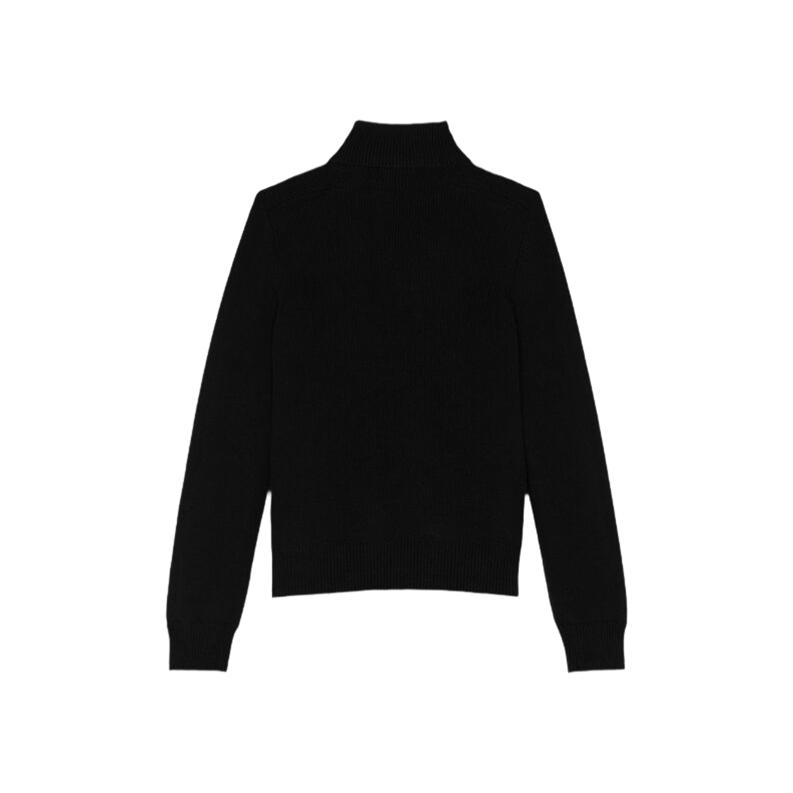 (W) Saint Laurent Turtleneck Sweater In Cashmere Black 상세 이미지 2