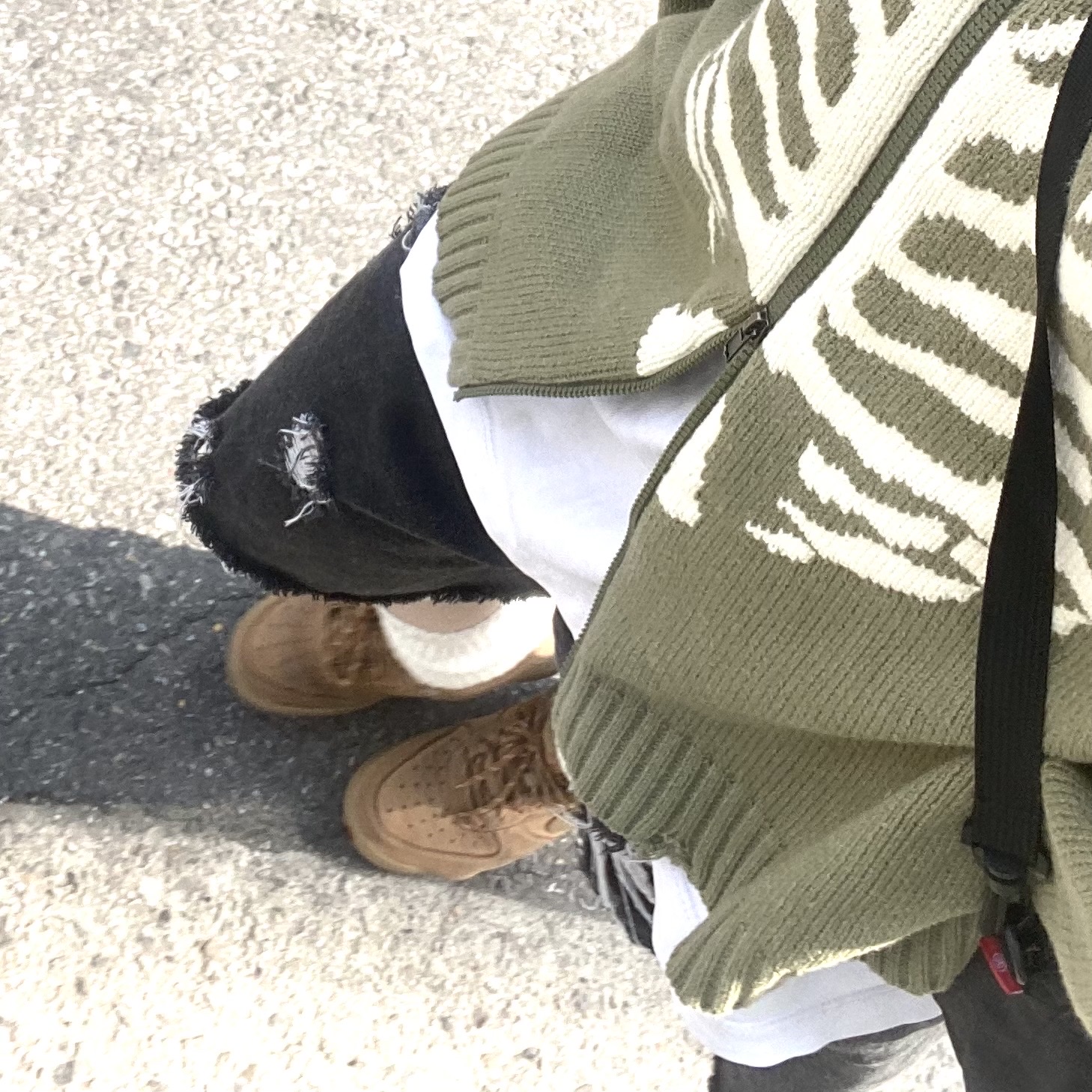 Nike Air Force 1 '07 WB Flax 착용 스타일
