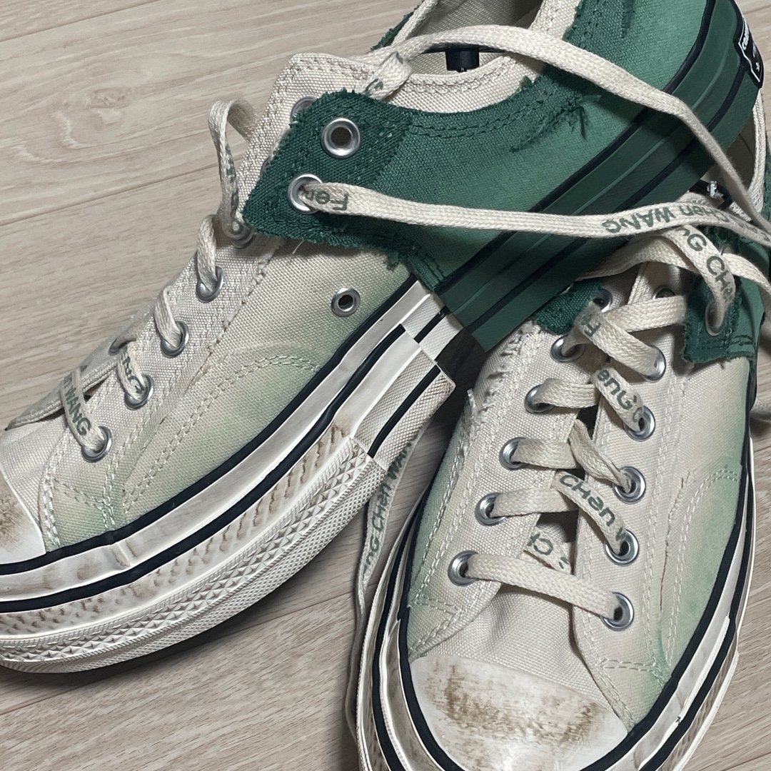 Converse x Feng Chen Wang Chuck 70 Ox 2-in-1 Myrtle 착용 스타일