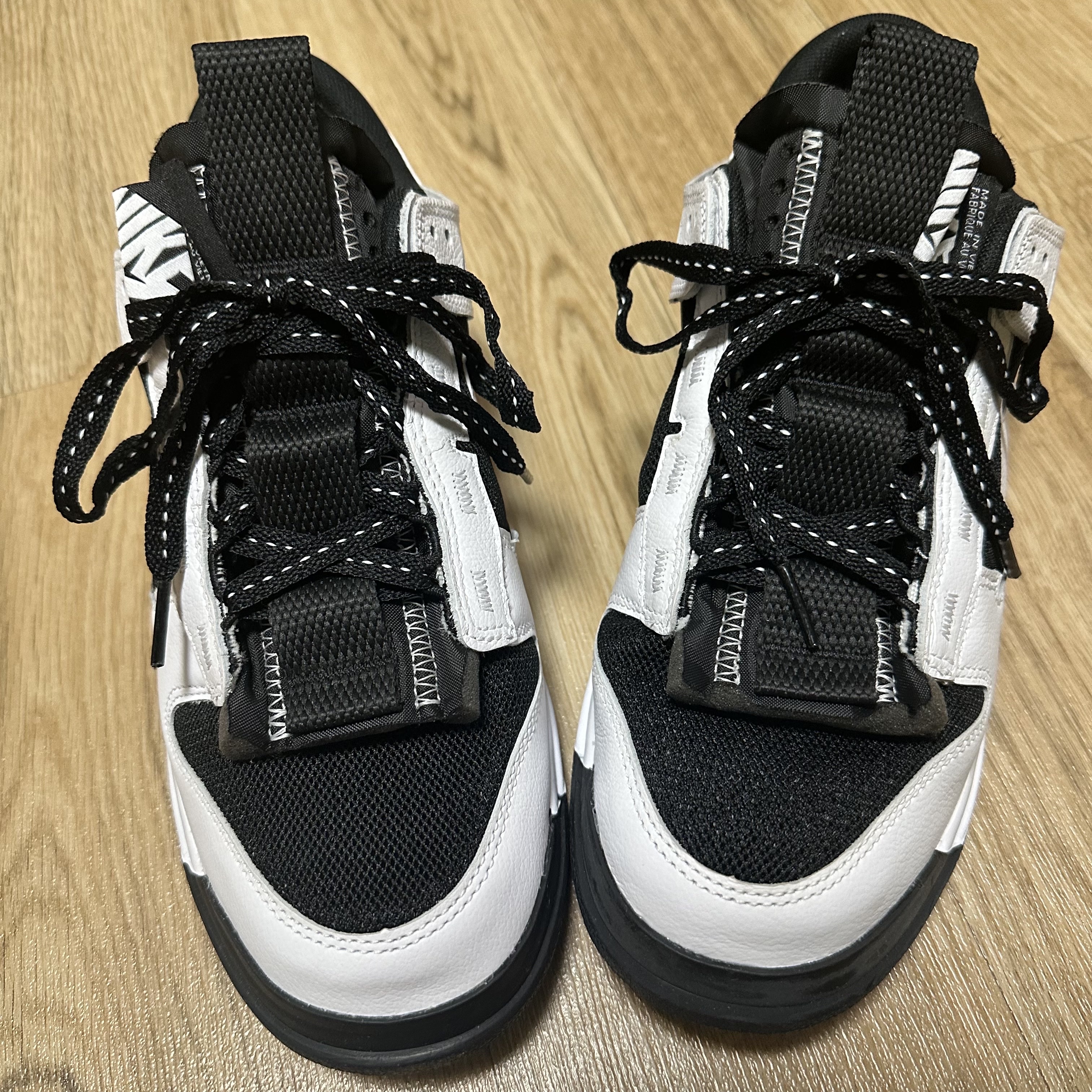 Nike Air Dunk Jumbo Black White 착용 스타일