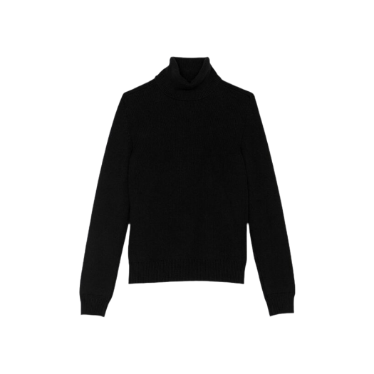 (W) 생로랑 터틀넥 스웨터 캐시미어 블랙