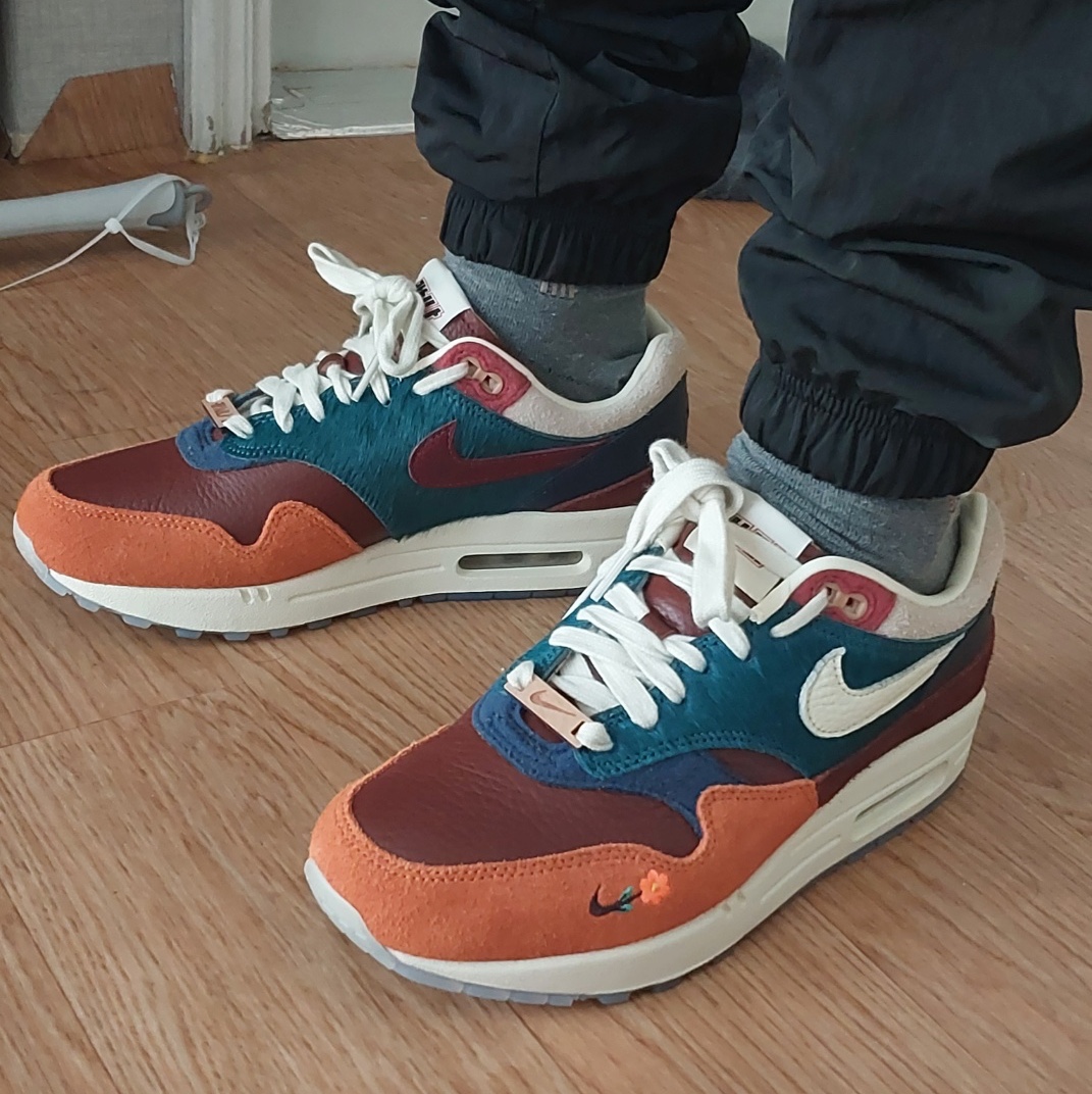 Nike x Kasina Air Max 1 SP Won-Ang Orange 착용 스타일