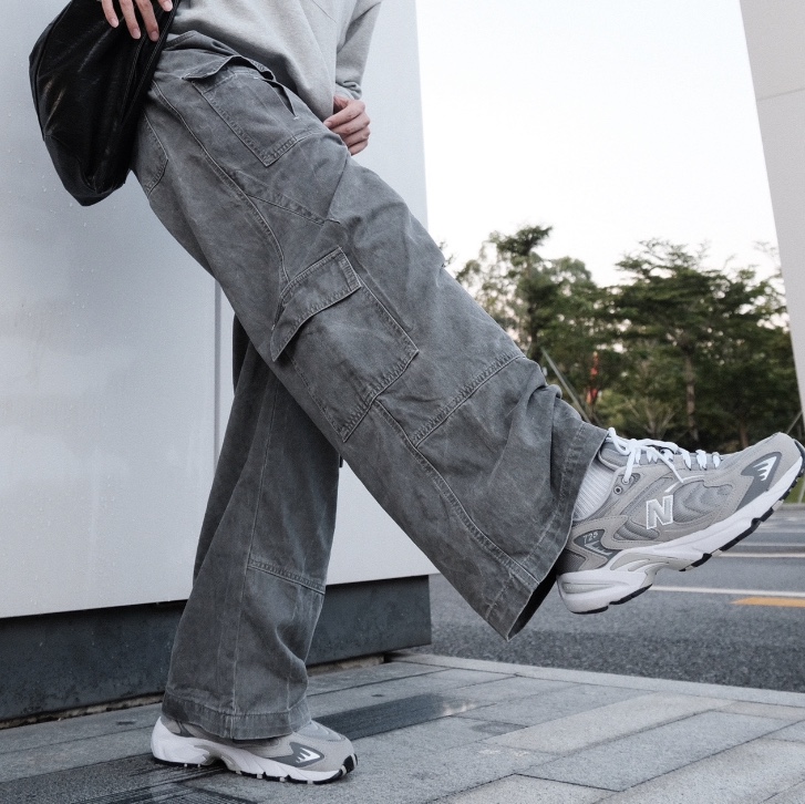 New Balance 725 Grey 착용 스타일