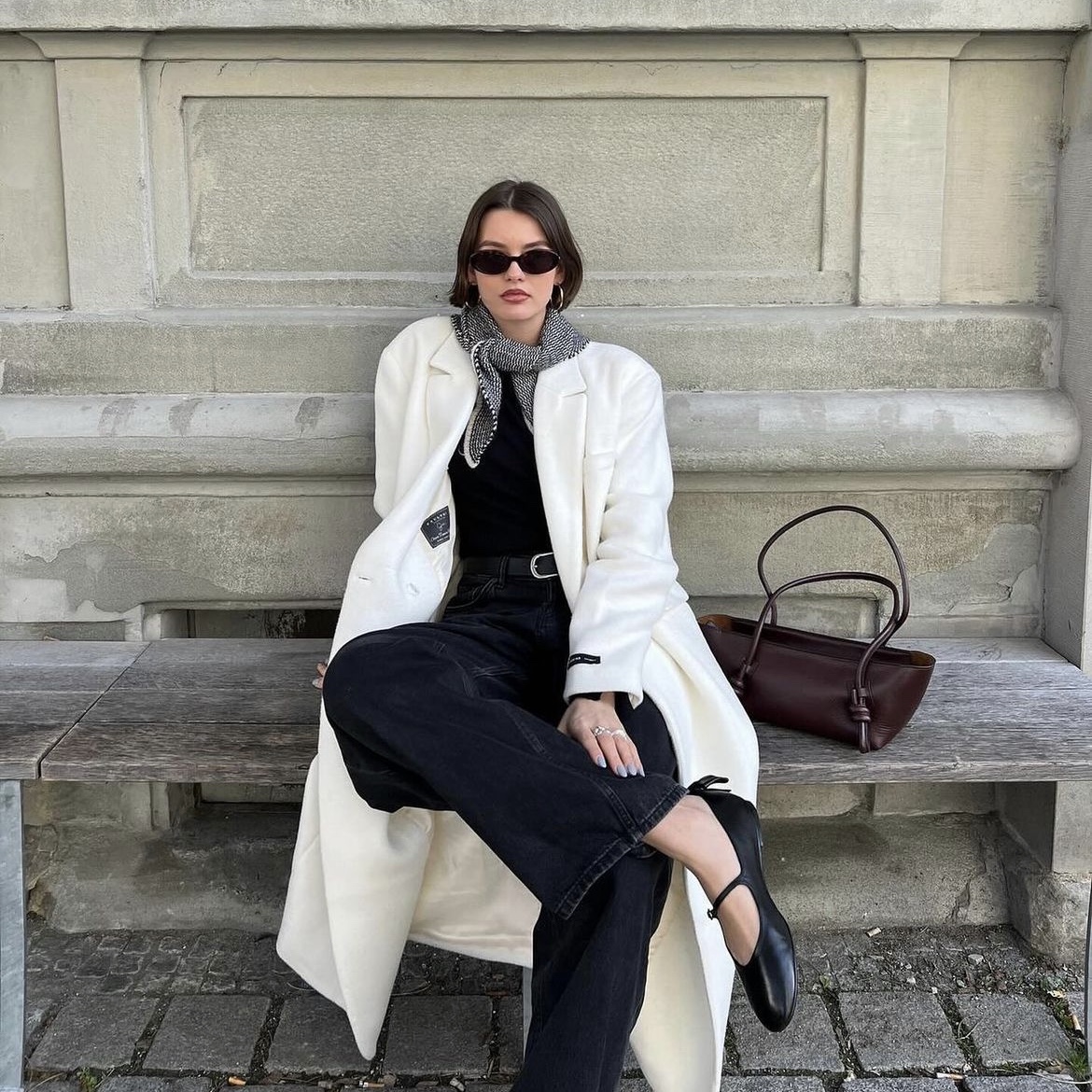 The Garment x Giaborghini Women Grete Black 착용 스타일