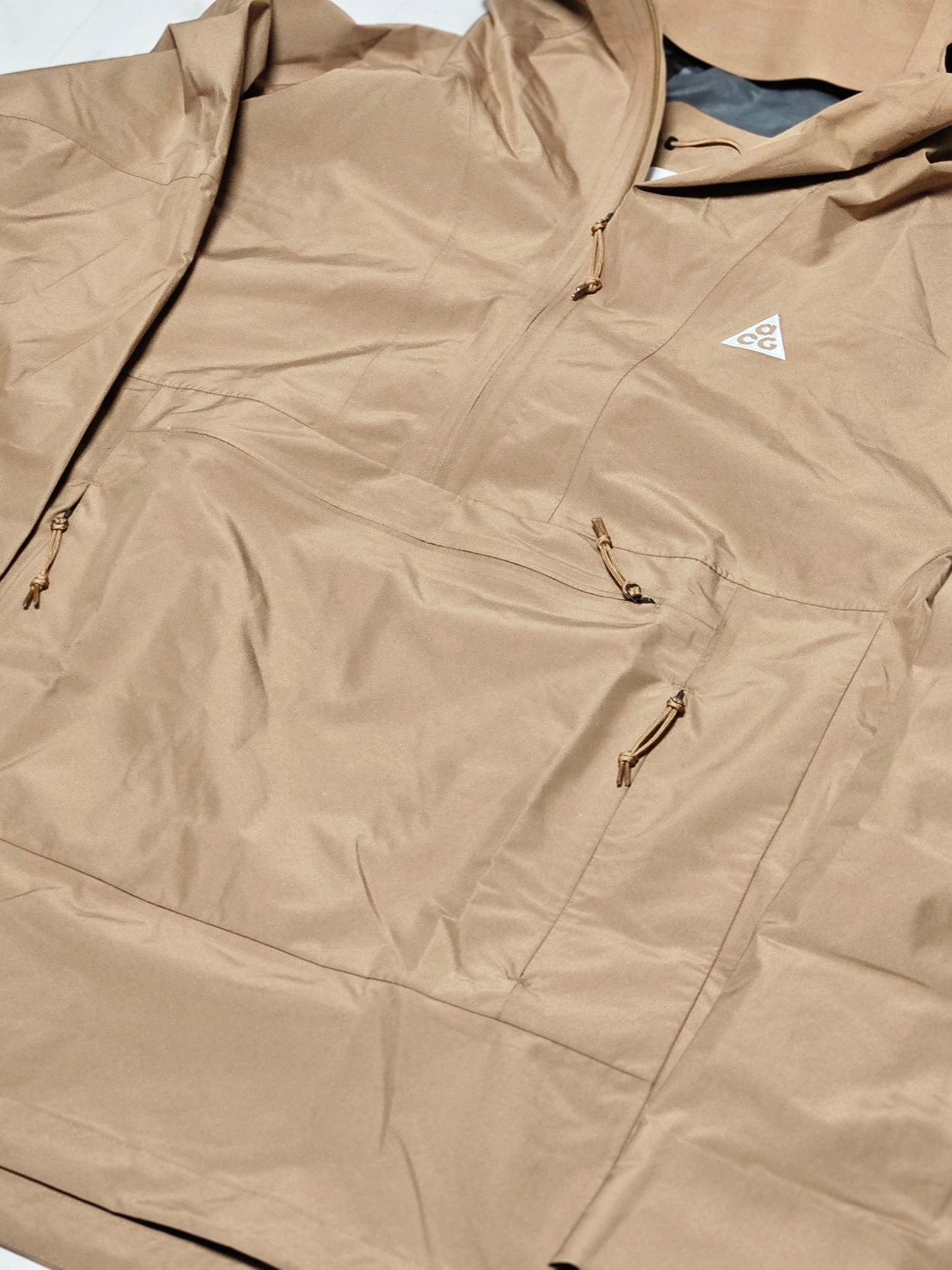 Nike ACG Storm-Fit ADV Cascade Rain Jacket Dark Driftwood - US/EU, Nike ACG Smith Summit Cargo Pants Khaki Iron Ore - Asia 착용 스타일 - 5