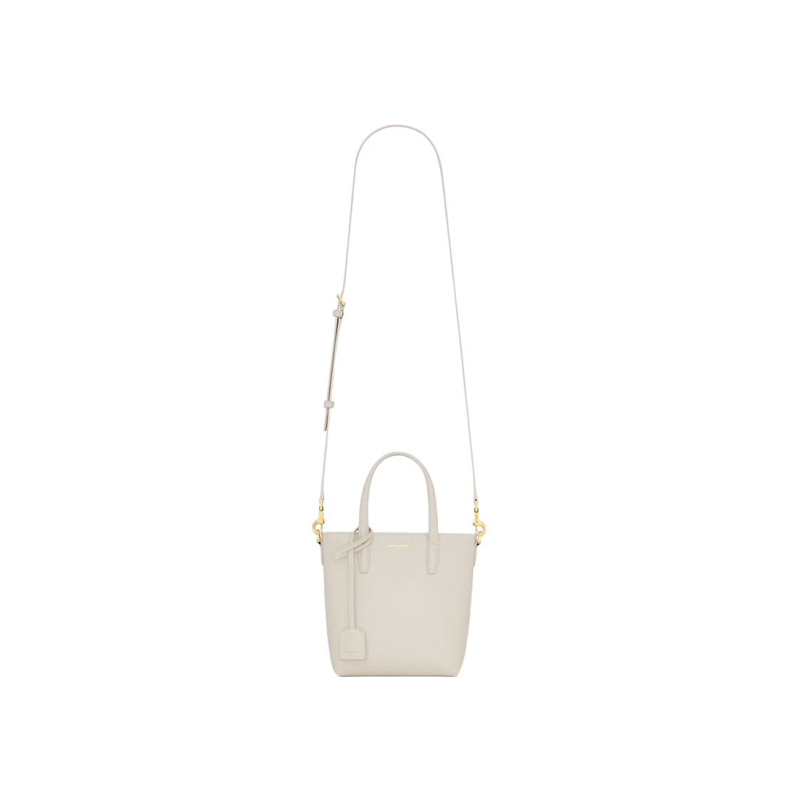 생로랑 토이 쇼핑 생로랑 박스 레더 블랑 빈티지(Saint Laurent Toy Shopping Saint Laurent In Box Leather Blanc Vintage) - 2