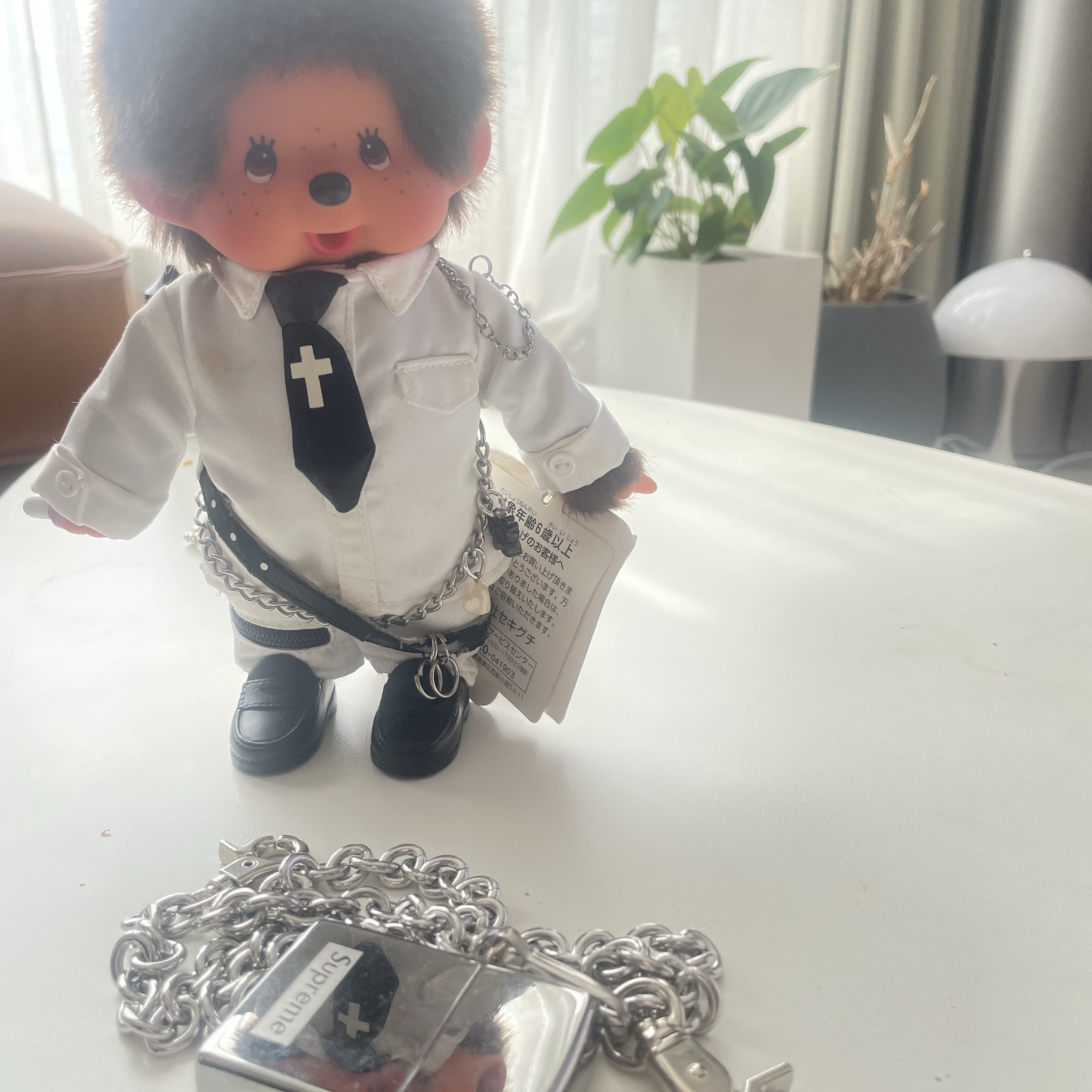 Supreme Chain Zippo Silver - 23SS 착용 스타일 - 6