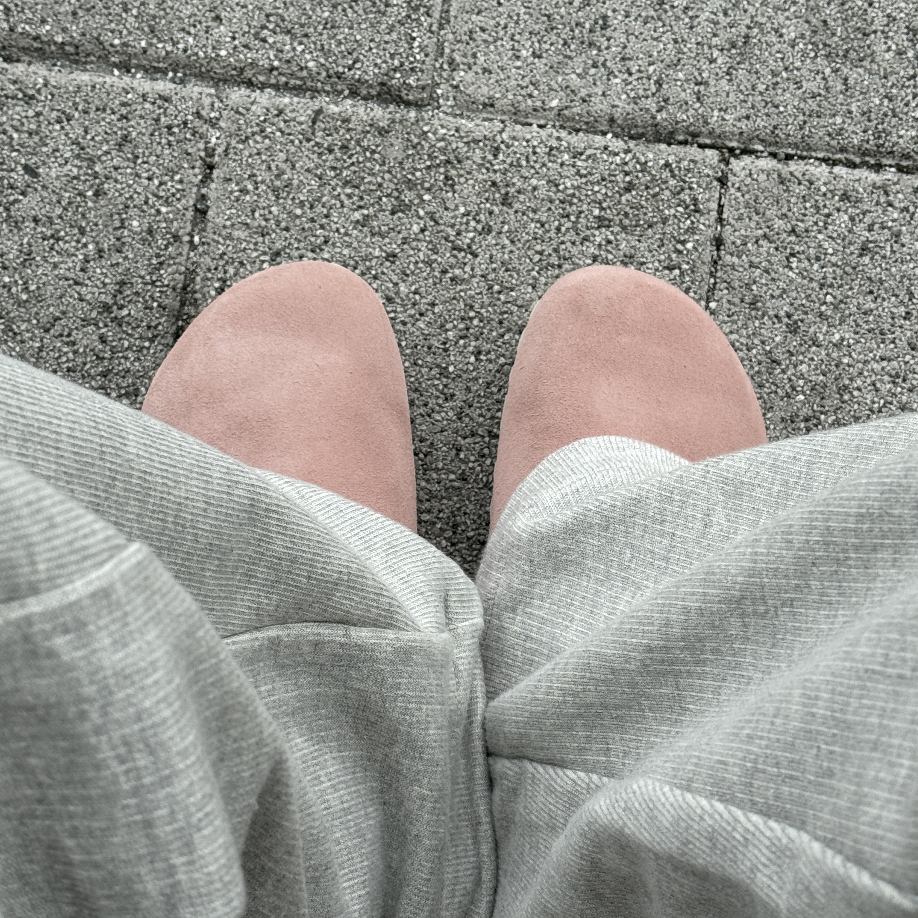 (W) Birkenstock Boston Soft Footbed Suede Leather Pink Clay - Narrow 착용 스타일 - 1