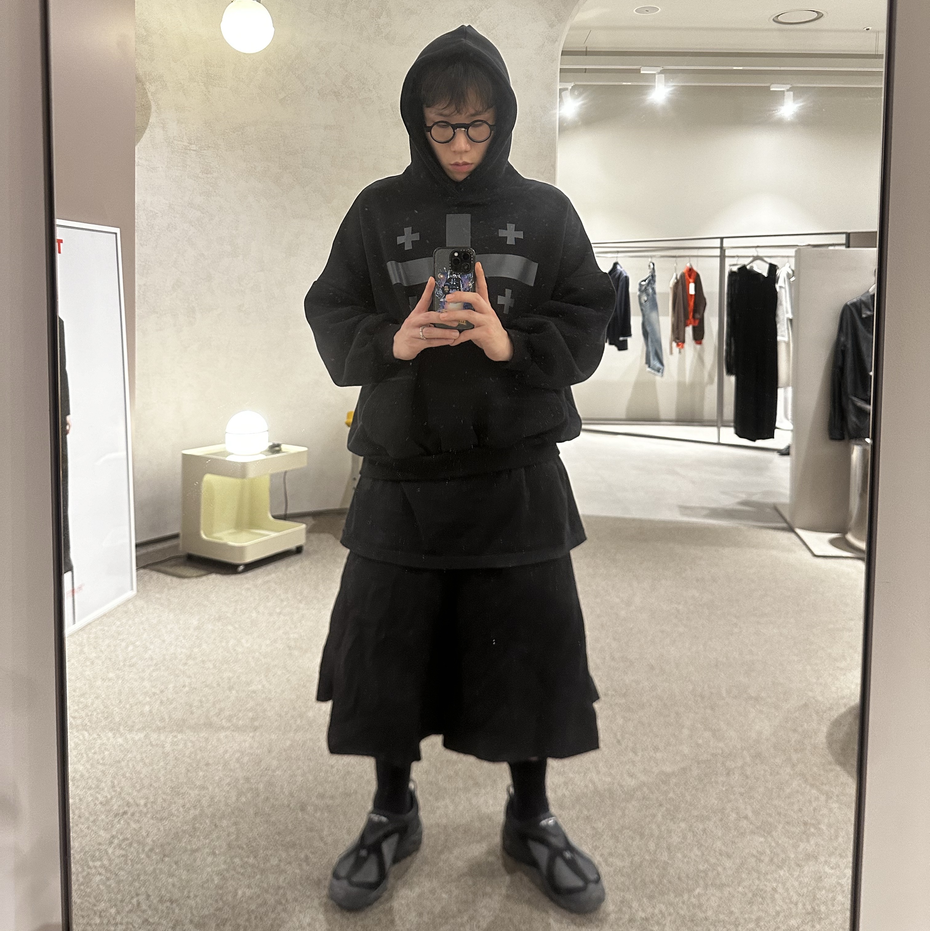 New Balance x Comme des Garcons Homme ML610S Black 착용 스타일