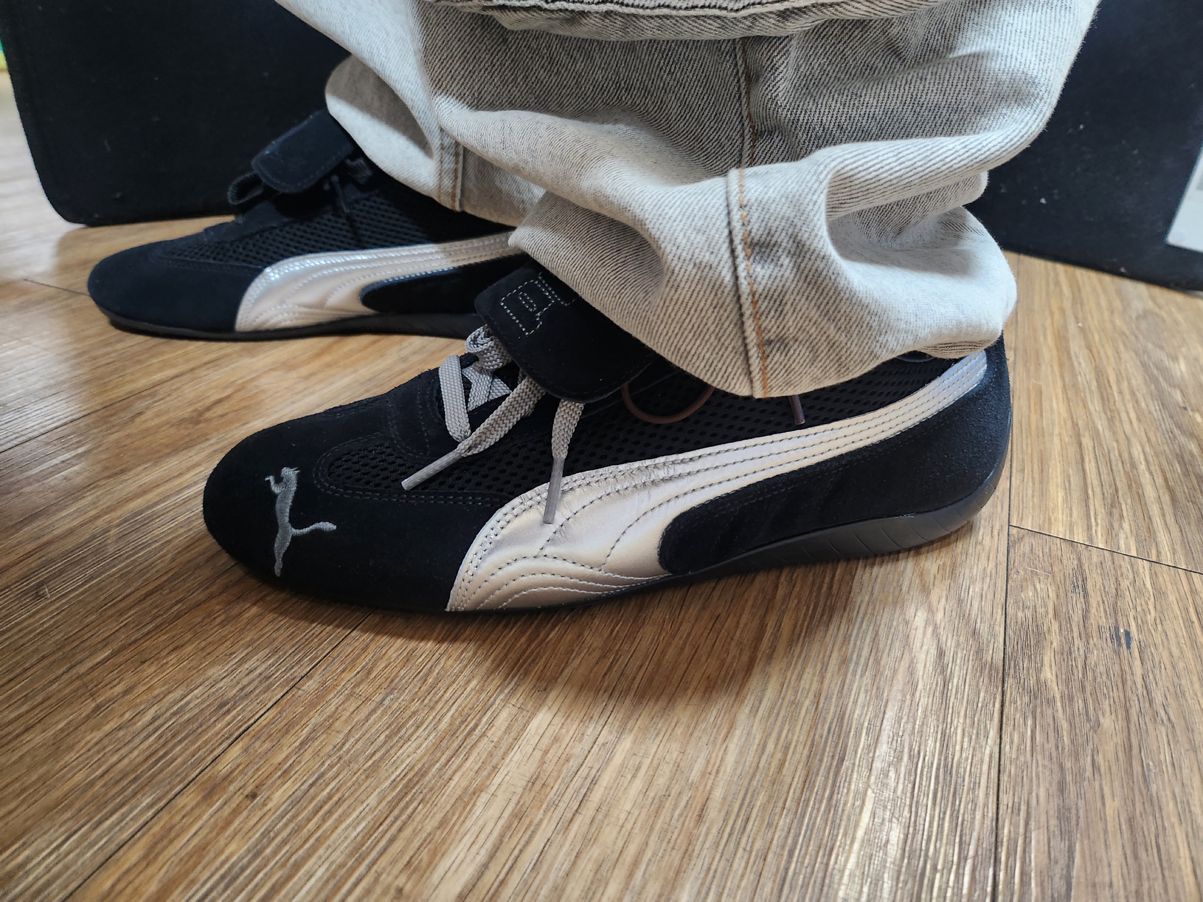 Puma x Open Yy Speedcat Black Shadow Gray 착용 스타일 - 2
