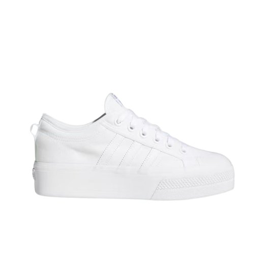 (W) Adidas Nizza Platform Cloud White
