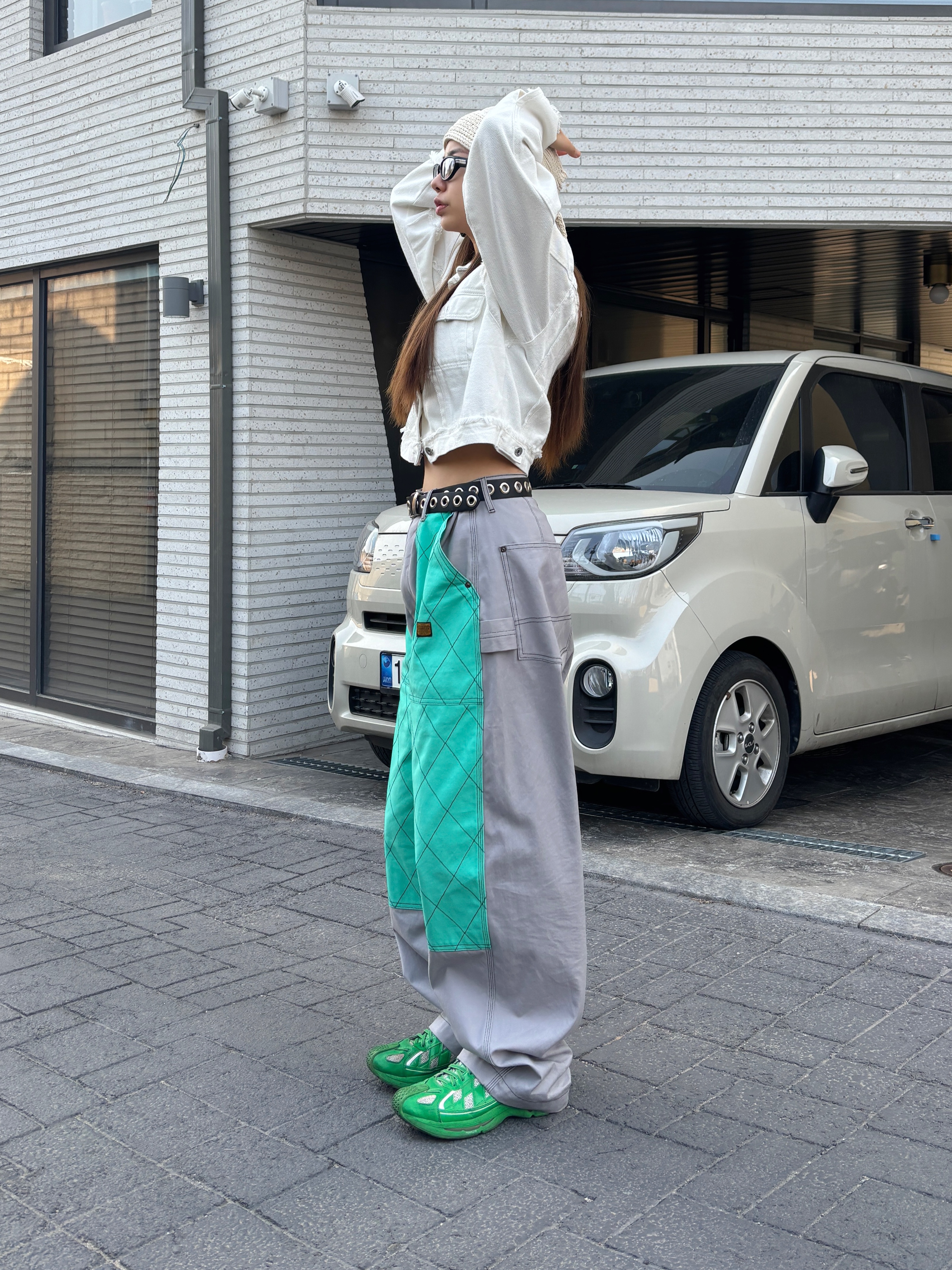 Asics x Kiko Kostadinov Gel-Kiril Cilantro 착용 스타일 - 1