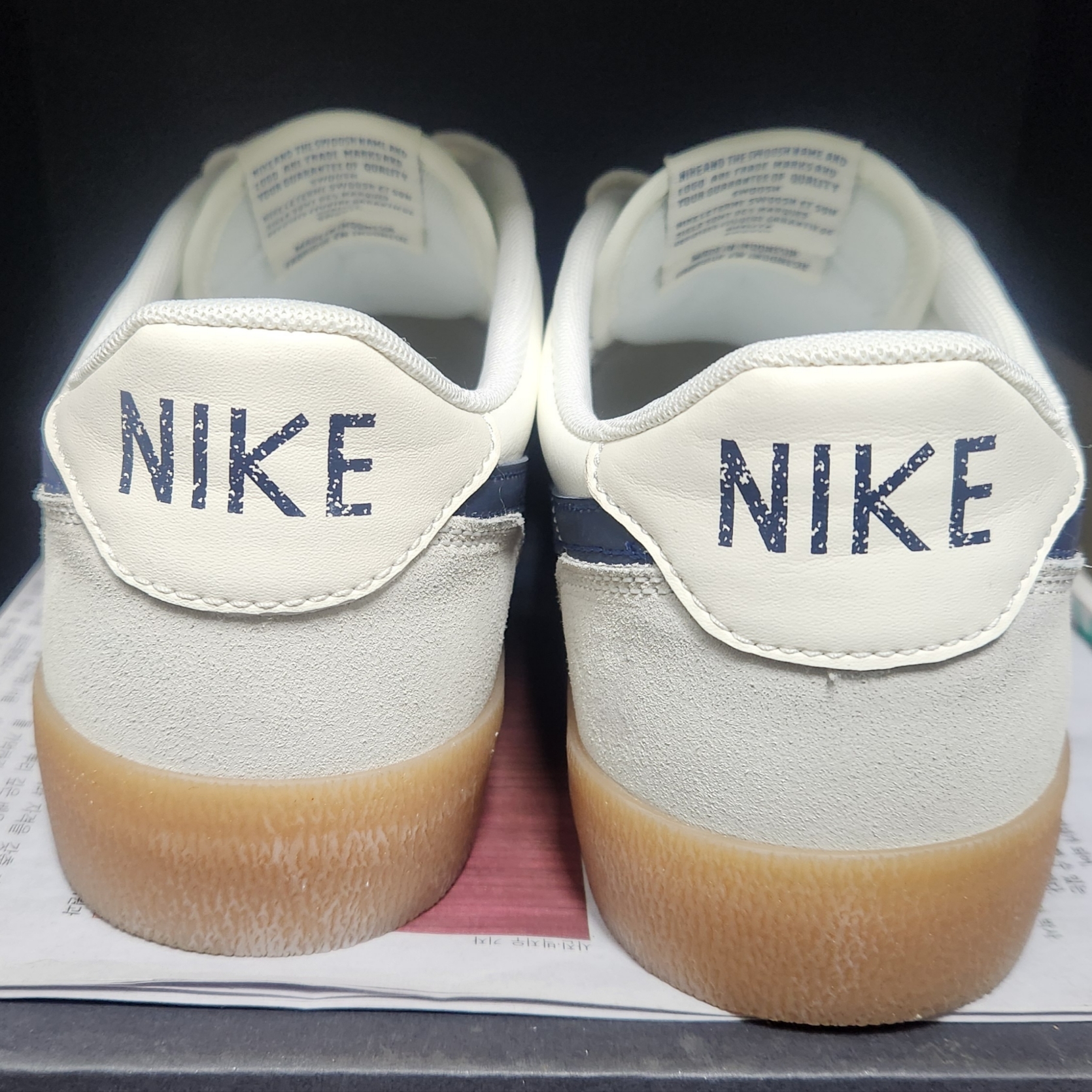 Nike x J.Crew Killshot 2 Sail Midnight Navy 착용 스타일 - 3