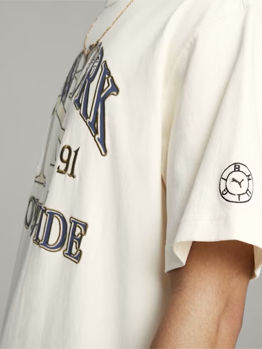 Puma x Rhuigi Graphic T-Shirt Pristine 착용 스타일 - 2