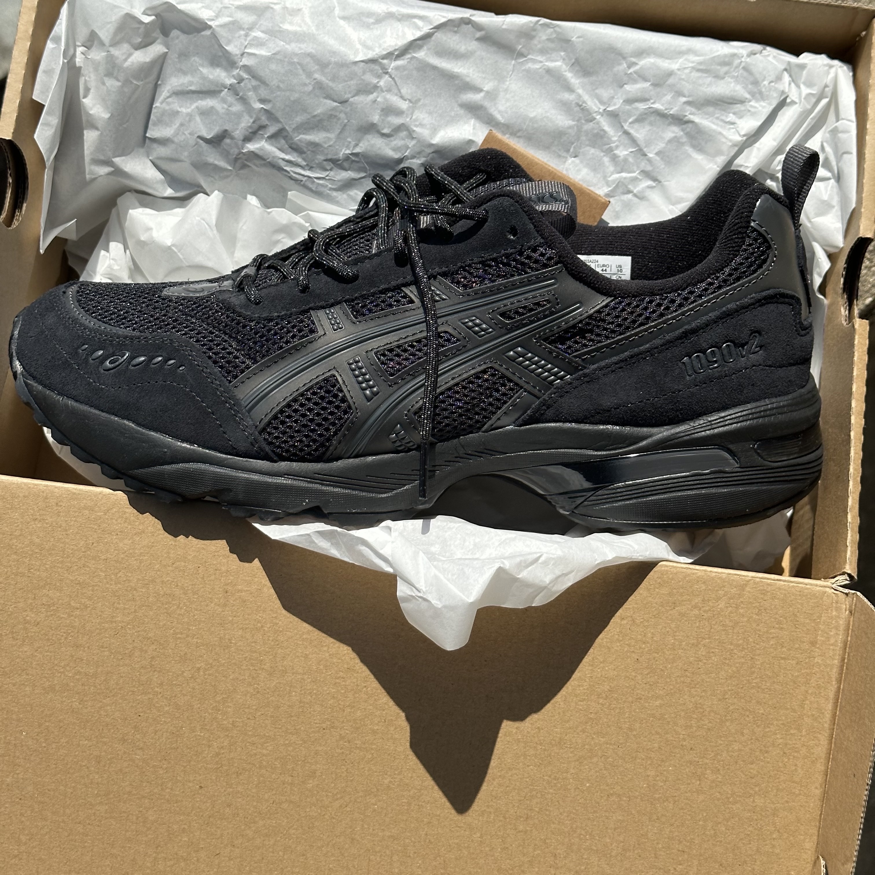 Asics Gel-1090 V2 Black 착용 스타일