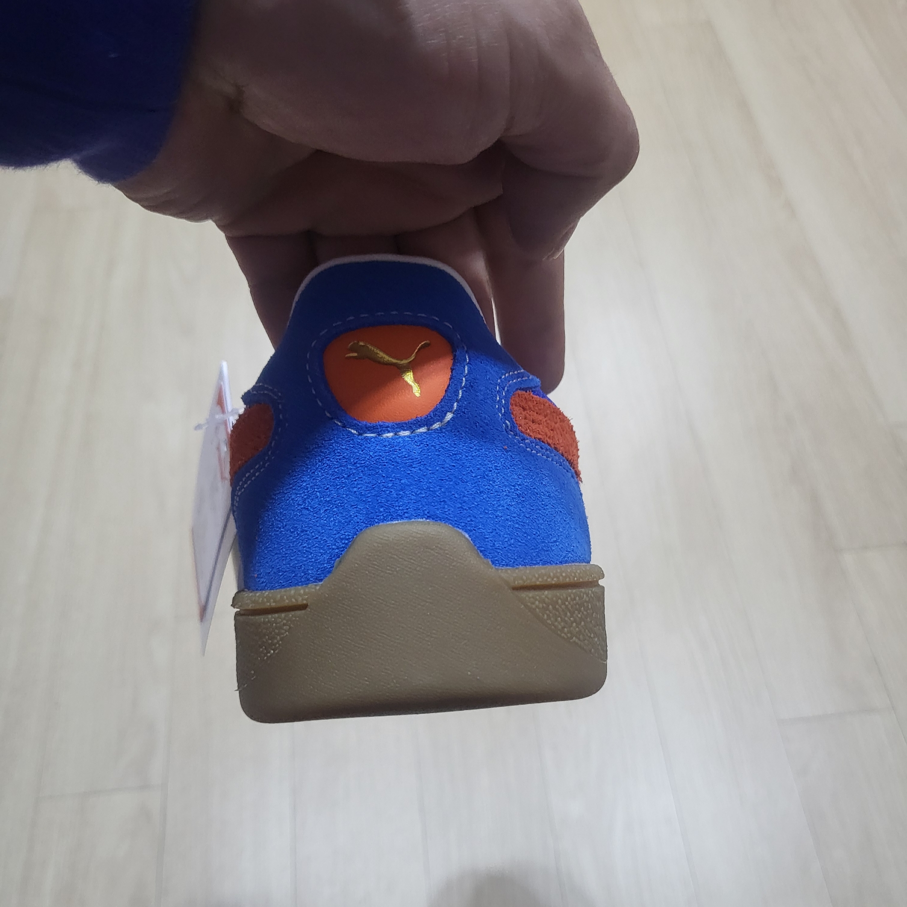 Puma Super Team Handy Ultra Blue Rickie Orange 착용 스타일 - 4