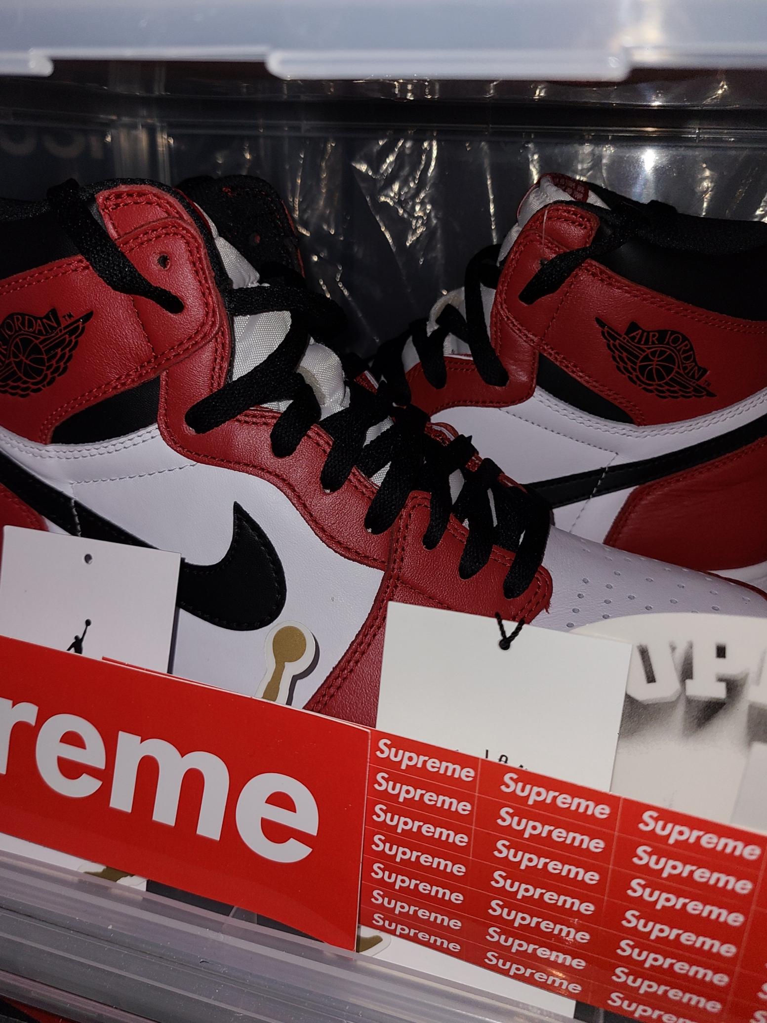 Jordan 1 Retro High OG Chicago 2015, Nike SB Dunk Low Pro Chicago 착용 스타일 - 1