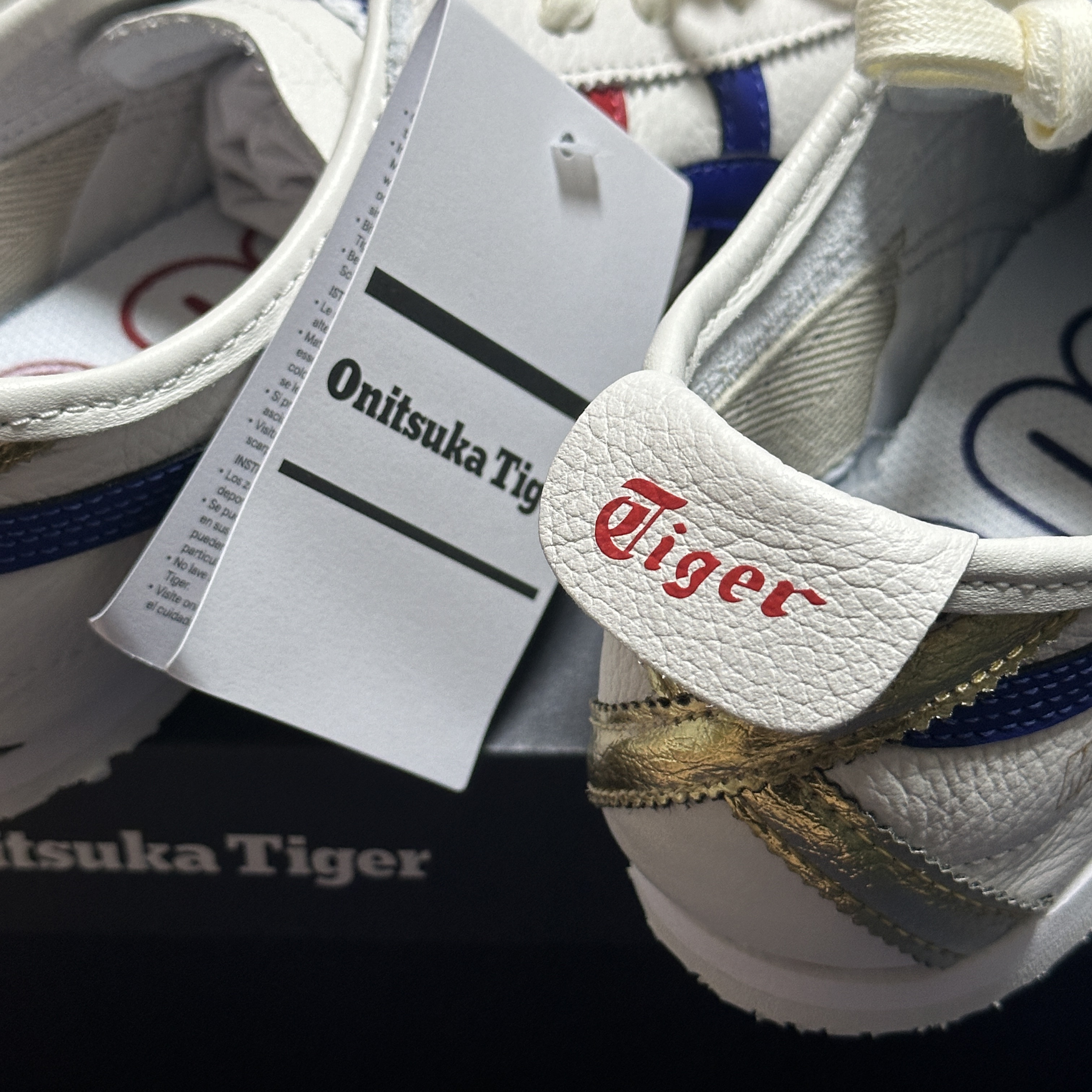 Onitsuka Tiger Mexico 66 White Dark Blue 착용 스타일 - 2