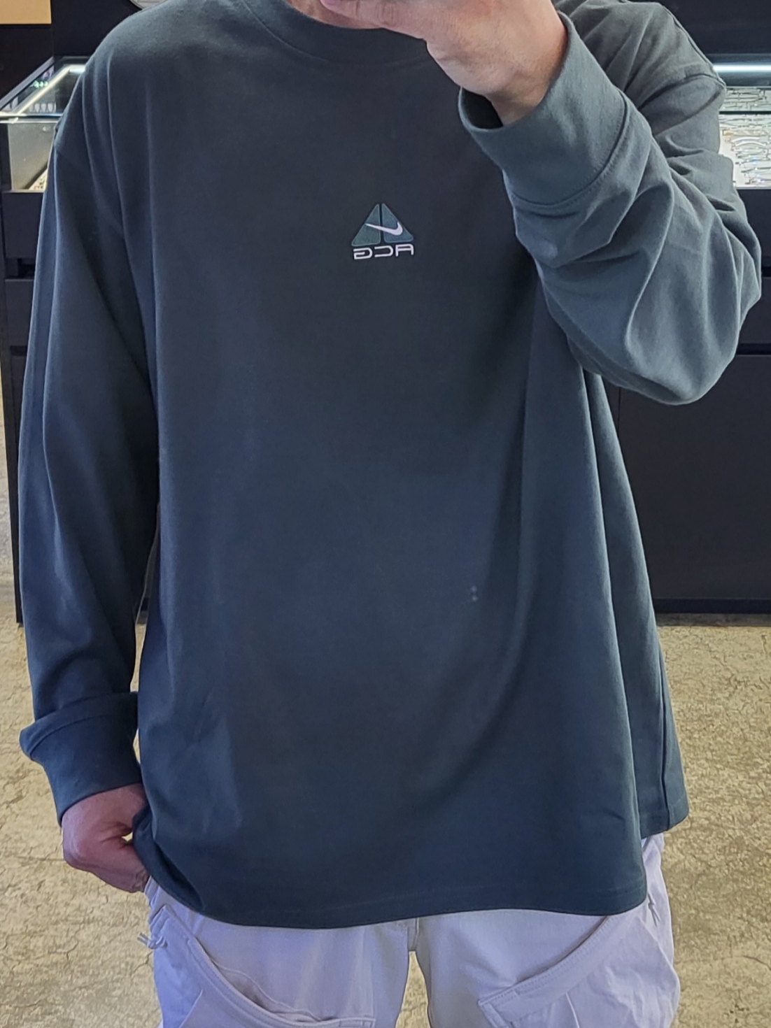 Nike NRG ACG SSNL Lungs Long Sleeve T-Shirt Black - US/EU 착용 스타일