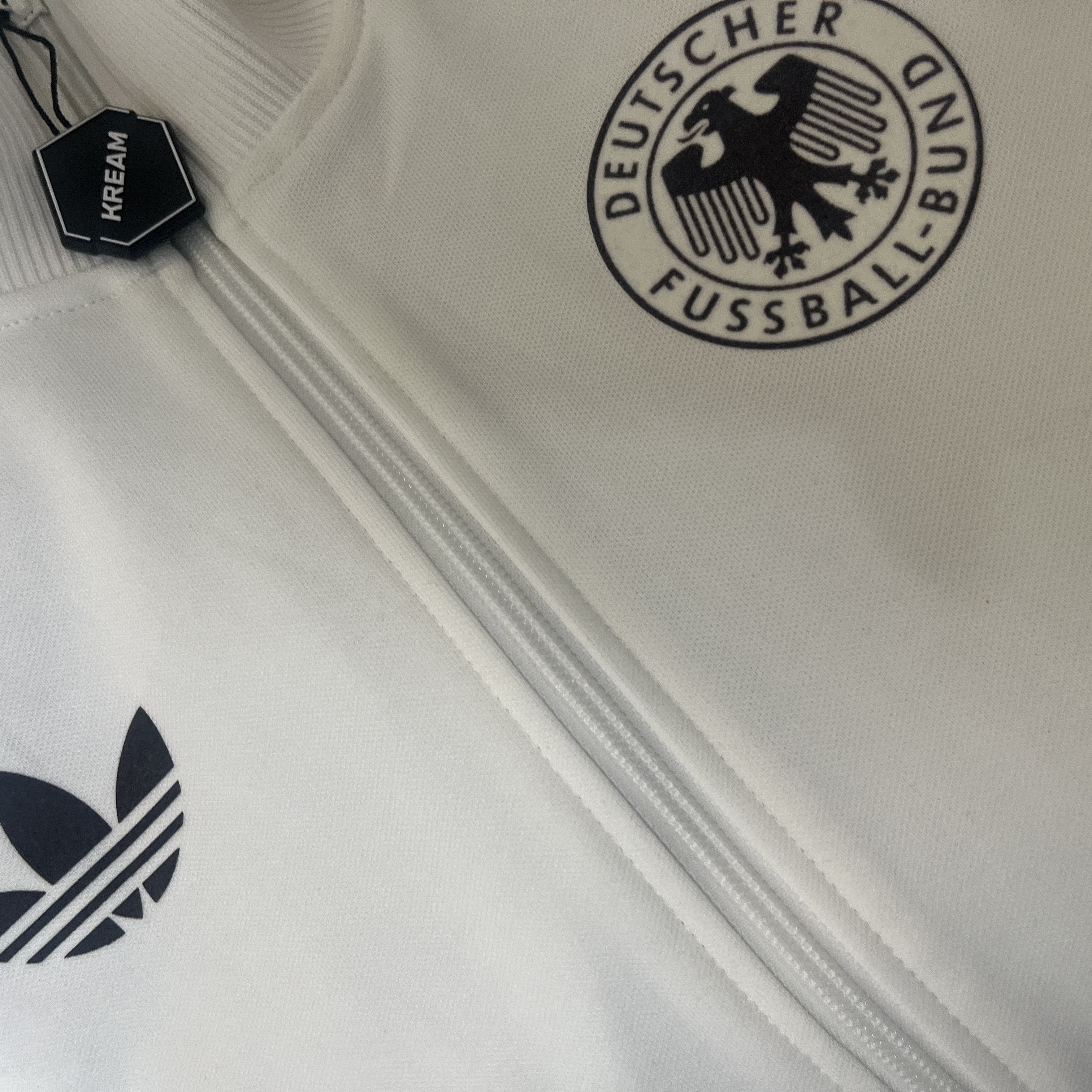 Adidas German Beckenbauer Track Top Off White - KR Sizing 착용 스타일