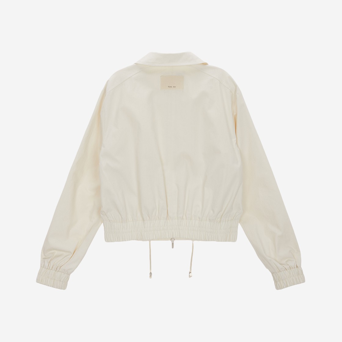 (W) Matin Kim Curvy String Blouson Ivory 상세 이미지 2