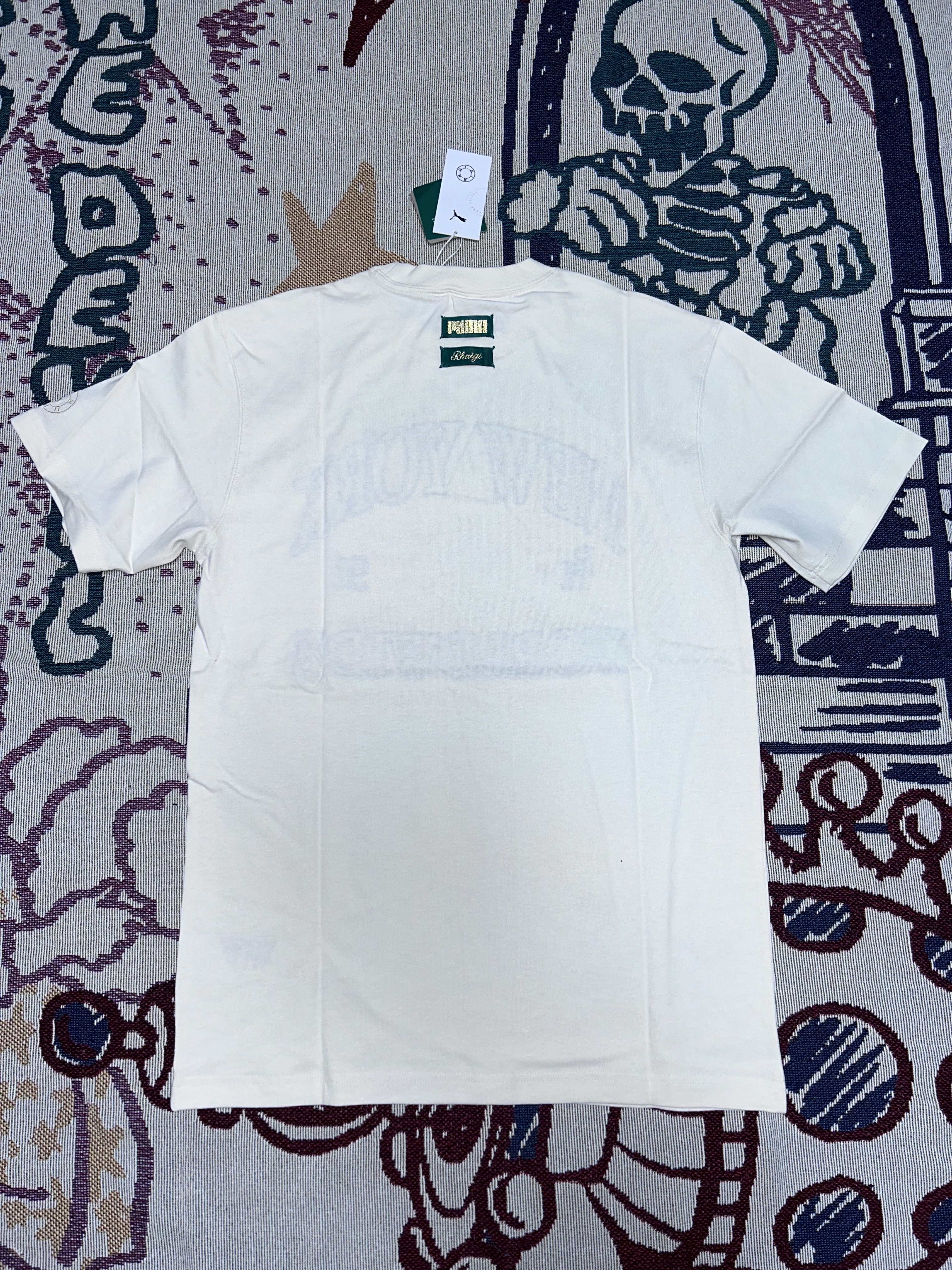 Puma x Rhuigi Graphic T-Shirt Pristine 착용 스타일 - 4
