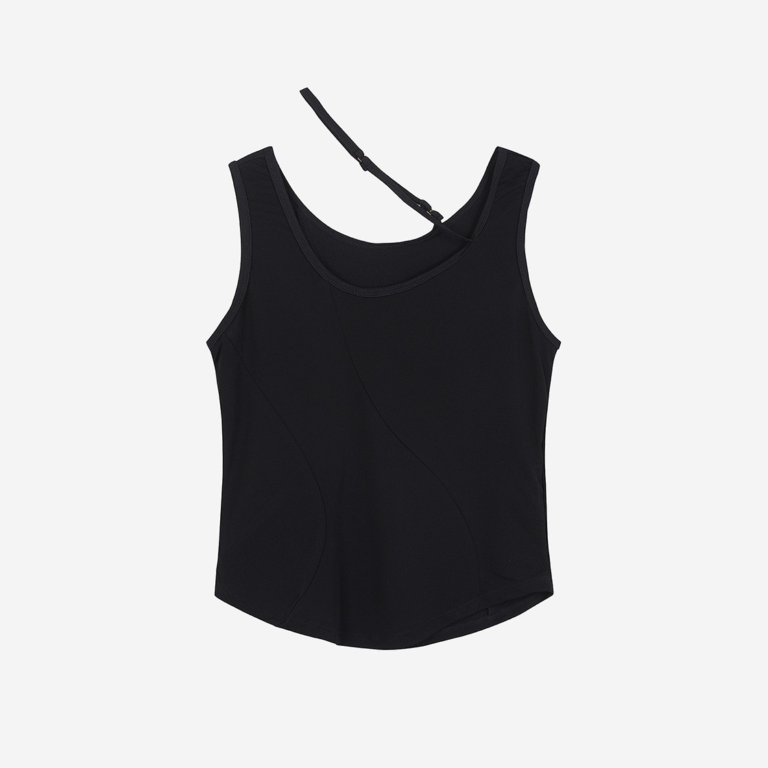 Akikoaoki Women U Tank 01 Black 상세 이미지 2