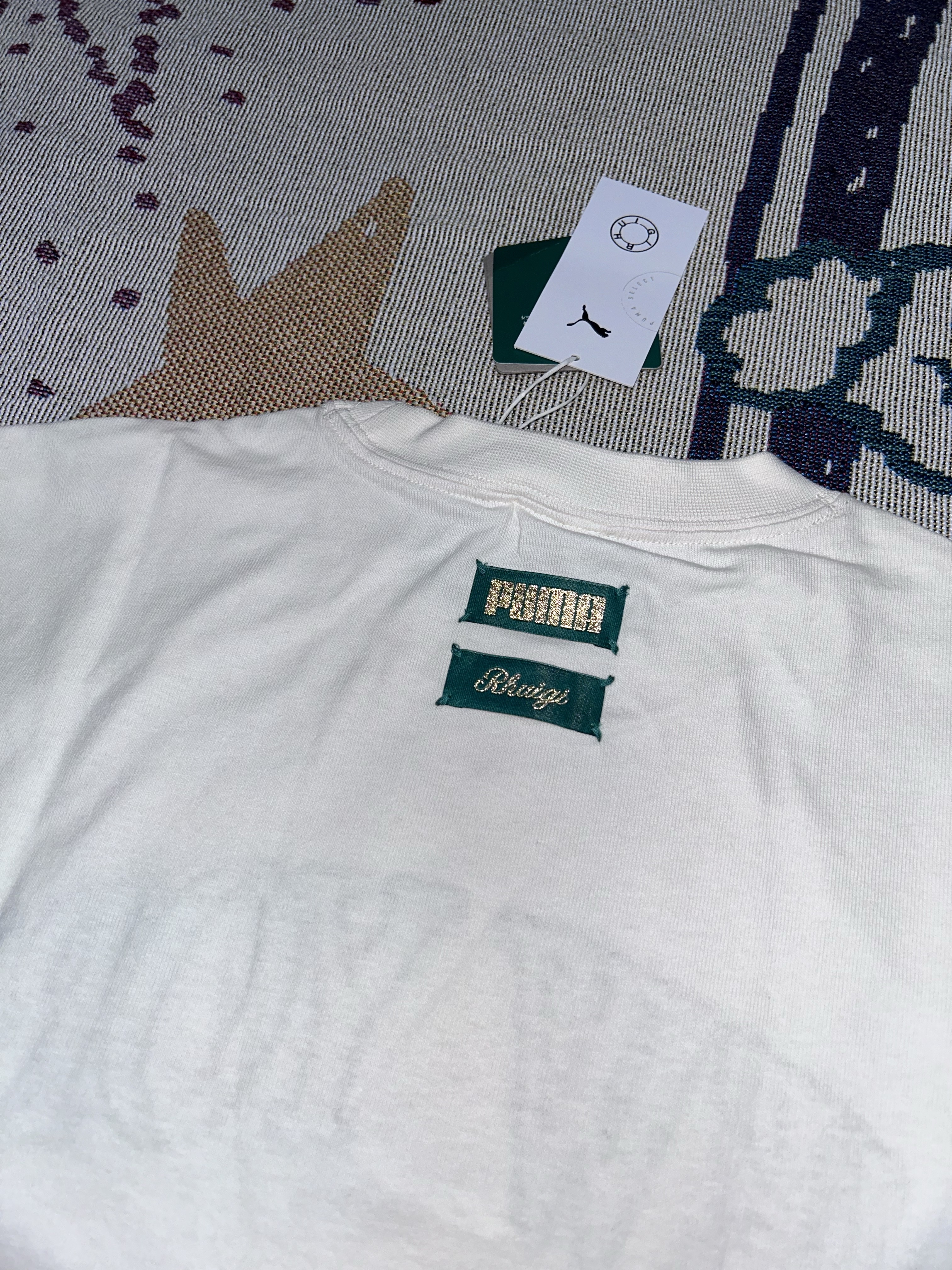 Puma x Rhuigi Graphic T-Shirt Pristine 착용 스타일 - 5