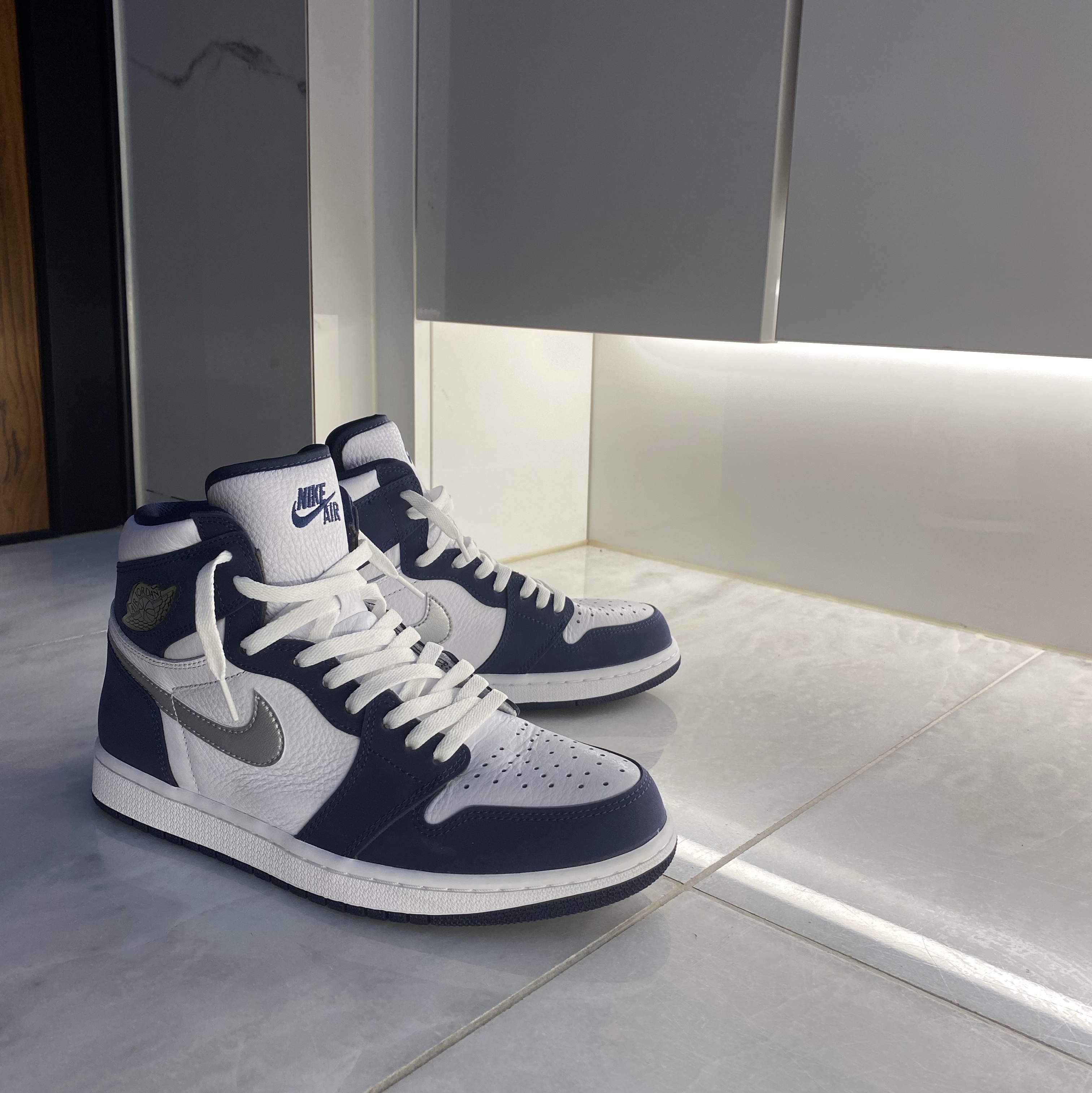 Jordan 1 Retro High OG CO.JP Midnight Navy 착용 스타일