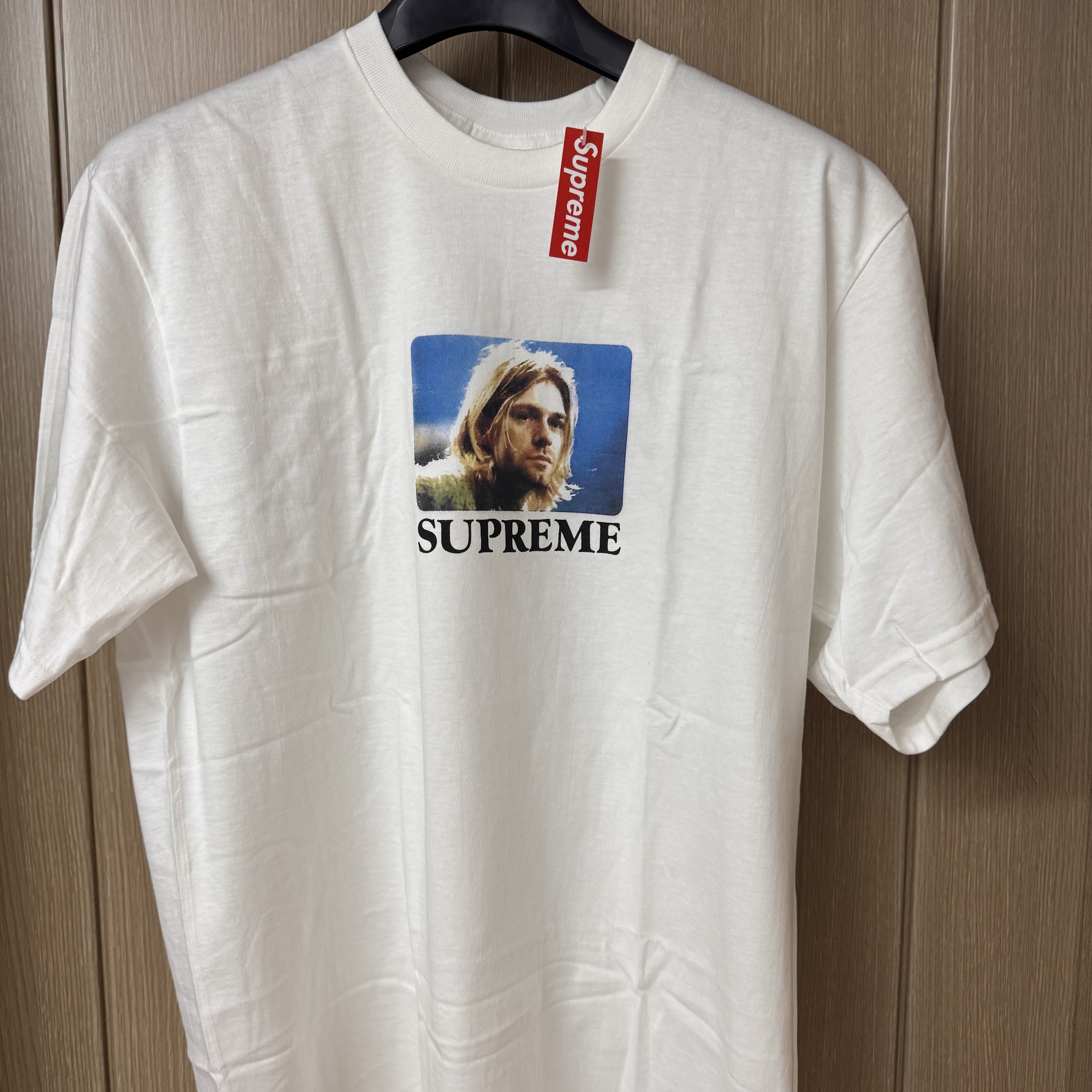 Supreme Kurt Cobain T-Shirt White - 23SS 착용 스타일