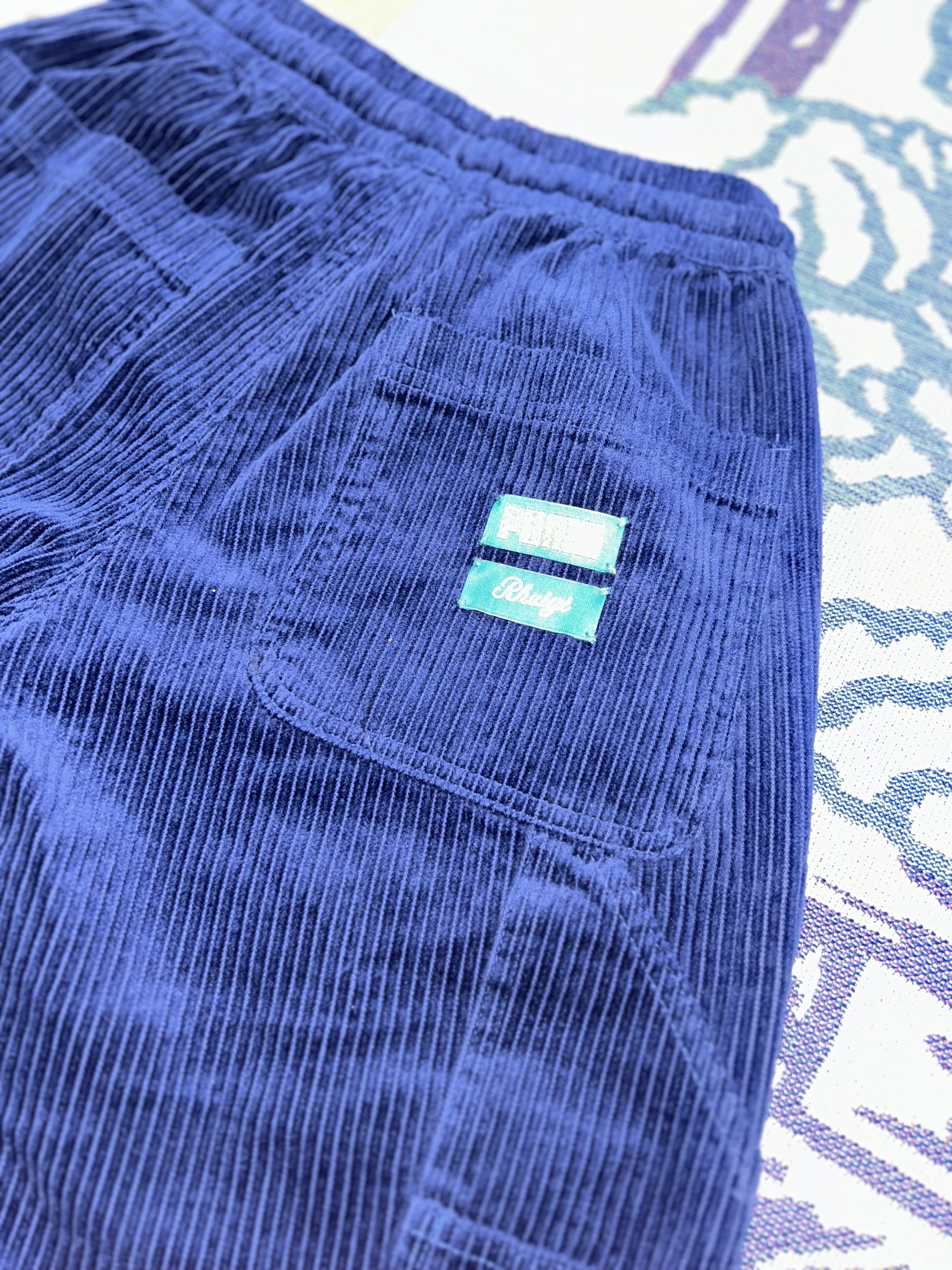Puma X Rhuigi Corduroy Pants Persian Blue 착용 스타일 - 6