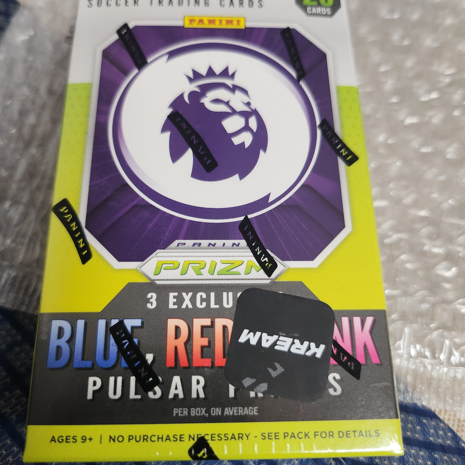 Panini Prizm 2020/21 Premier League Soccer Card Box (Pack of 25) 착용 스타일