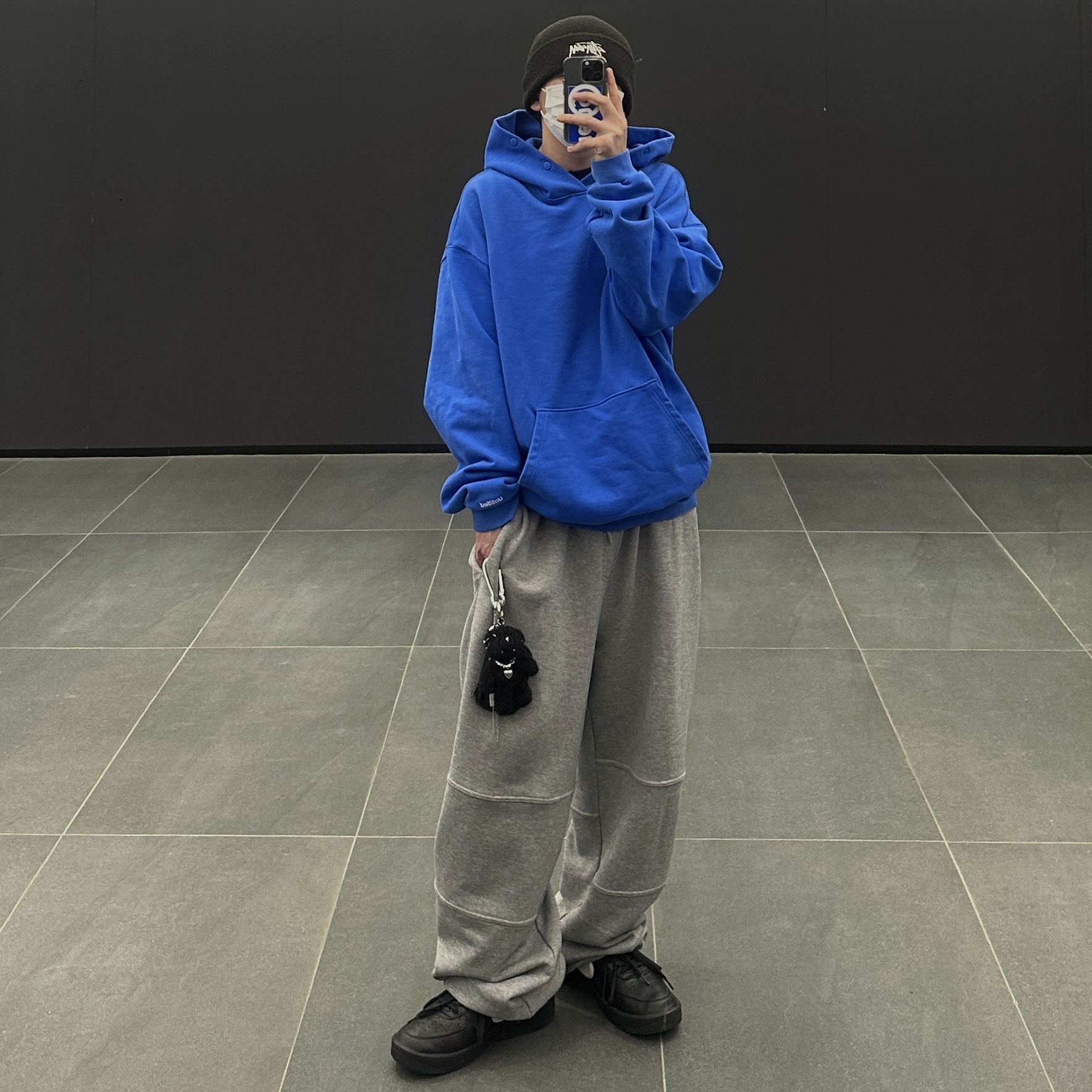 Nike x Stussy Cuff Beanie, Nike x Ambush Air Force 1 Low SP Black 착용 스타일